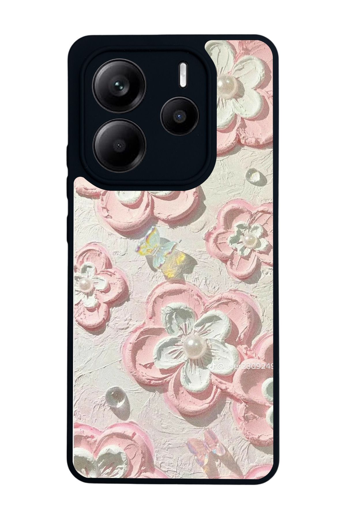 BGAKSESUAR Xiaomi Redmi Note 14 Mat Siyah uyumlu Kılıf – Yumuşak Silikon, Koruyucu, Şok Emici Kapak