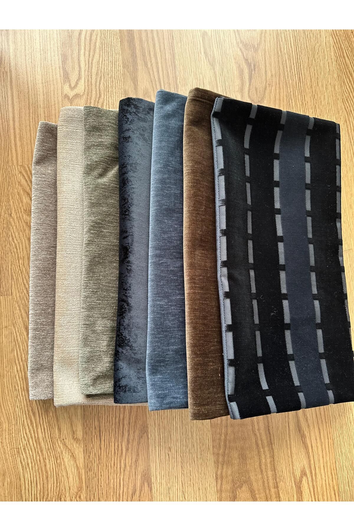 yucelique Tweed Kumaş Stria Touch Premium Kırçıllı Kırlent Kılıfı