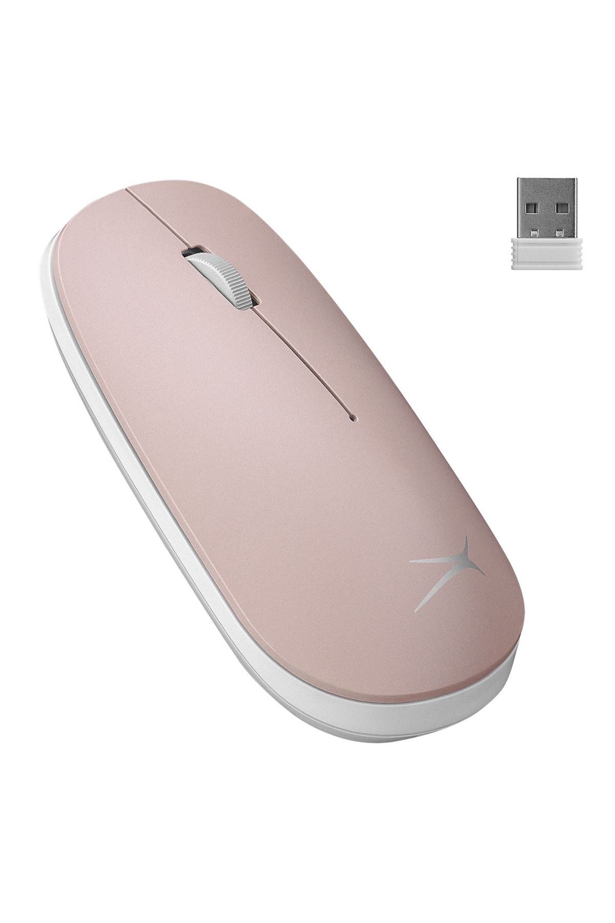 ALTEC KABLOSUZ MOUSE ALBM7305 PEMBE