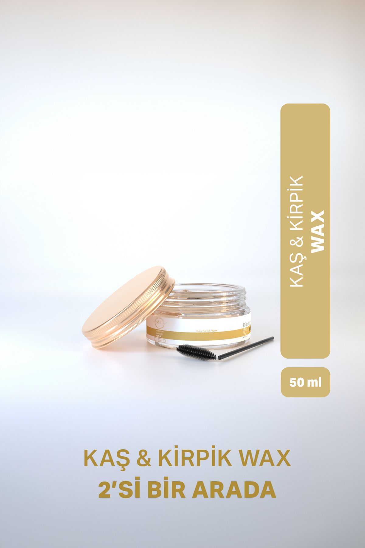 id-t cosmetic Kaş ve kirpik wax sabitleyici & şekillendirici şeffaf yapı