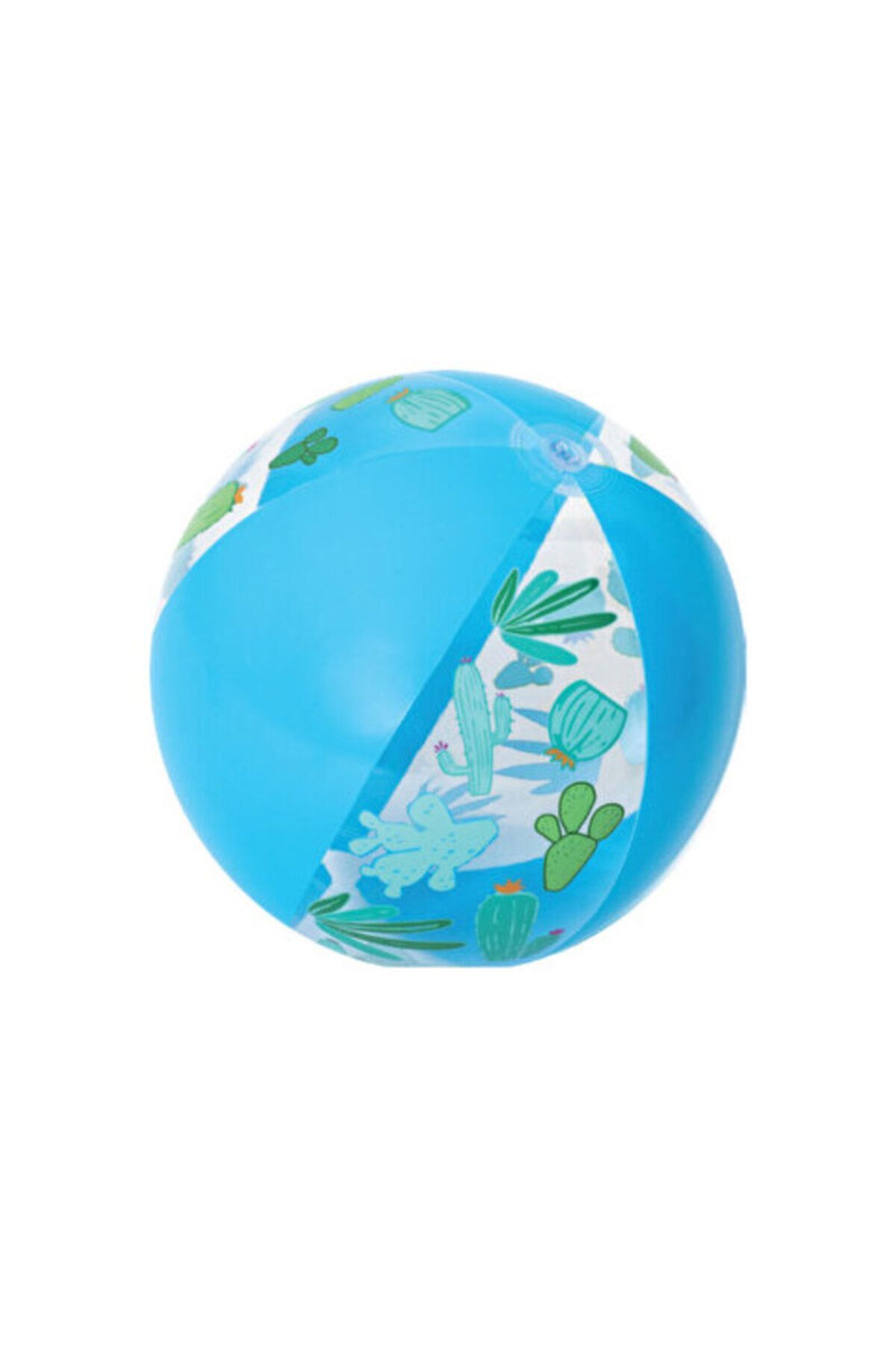 SerenityHaven Mor Desenli Çocuk Plaj Topu 51 cm