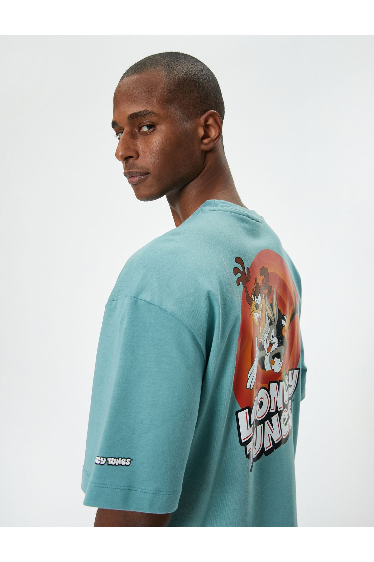 Koton KT - Looney Tunes Oversize Tişört Lisanslı Arkası Baskılı