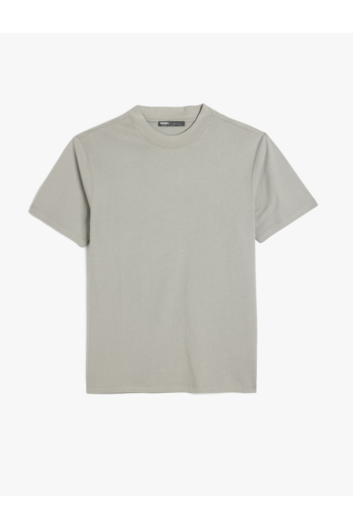 Koton KT - Bisiklet Yaka Pamuklu Kısa Kollu Basic Slim Fit Tişört