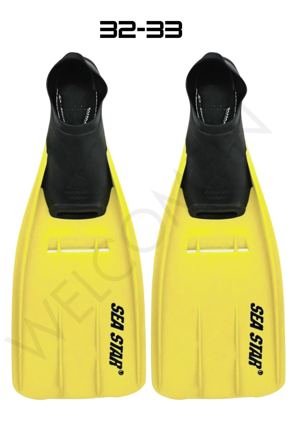 SerenityHaven Sea Star Termo Materyalli Konforlu Unisex Yüzücü Paleti 32-33 Numara