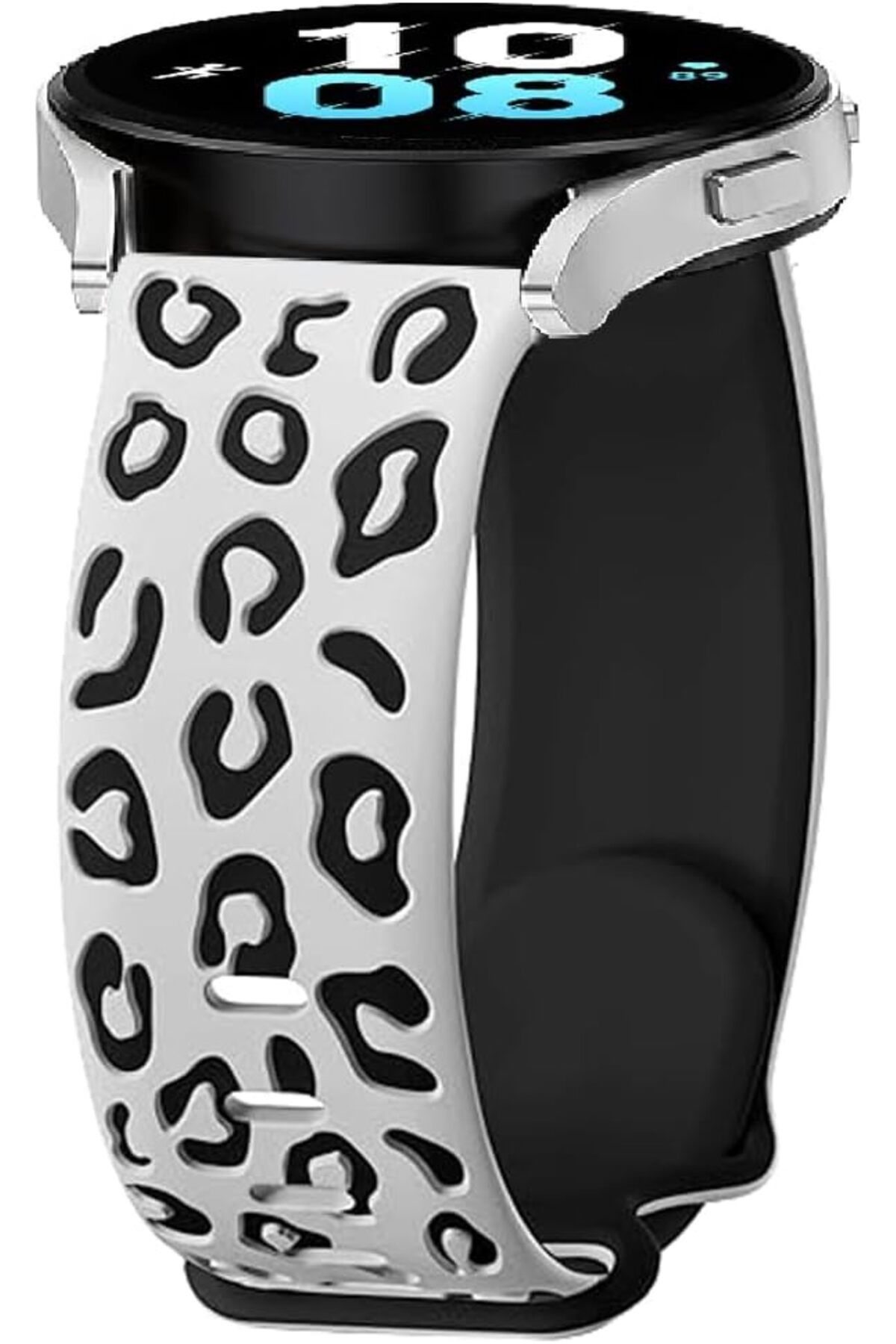 UnDePlus Huawei Watch 3 GT GT2 GT2e GT3 GT4 GT5 Pro 46mm Ultimate SE Elite Kordon Leopar Desen Yumuşak Siliko