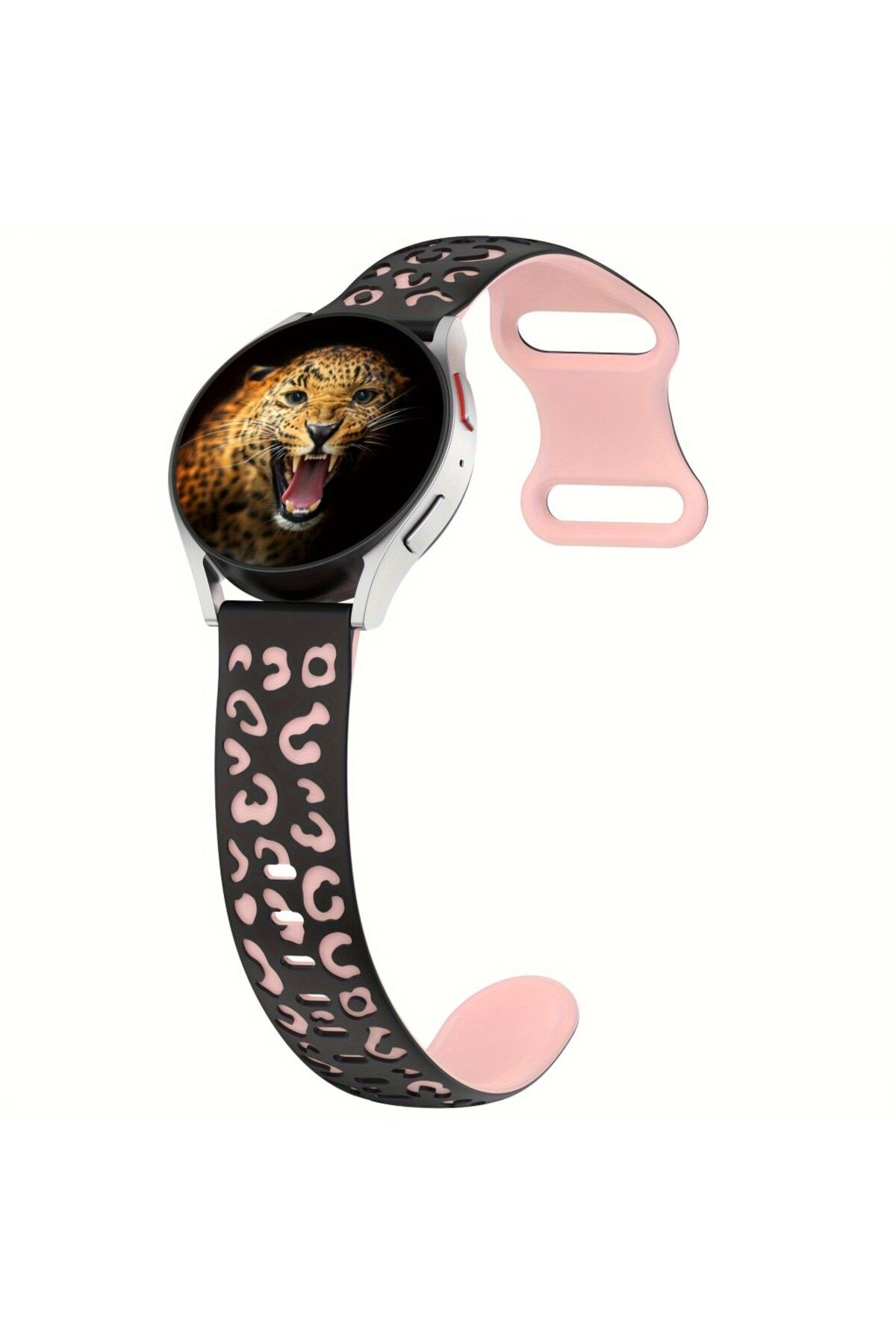 UnDePlus Huawei Watch 3 GT GT2 GT2e GT3 GT4 GT5 Pro 46mm Ultimate SE Elite Kordon Leopar Desen Yumuşak Siliko