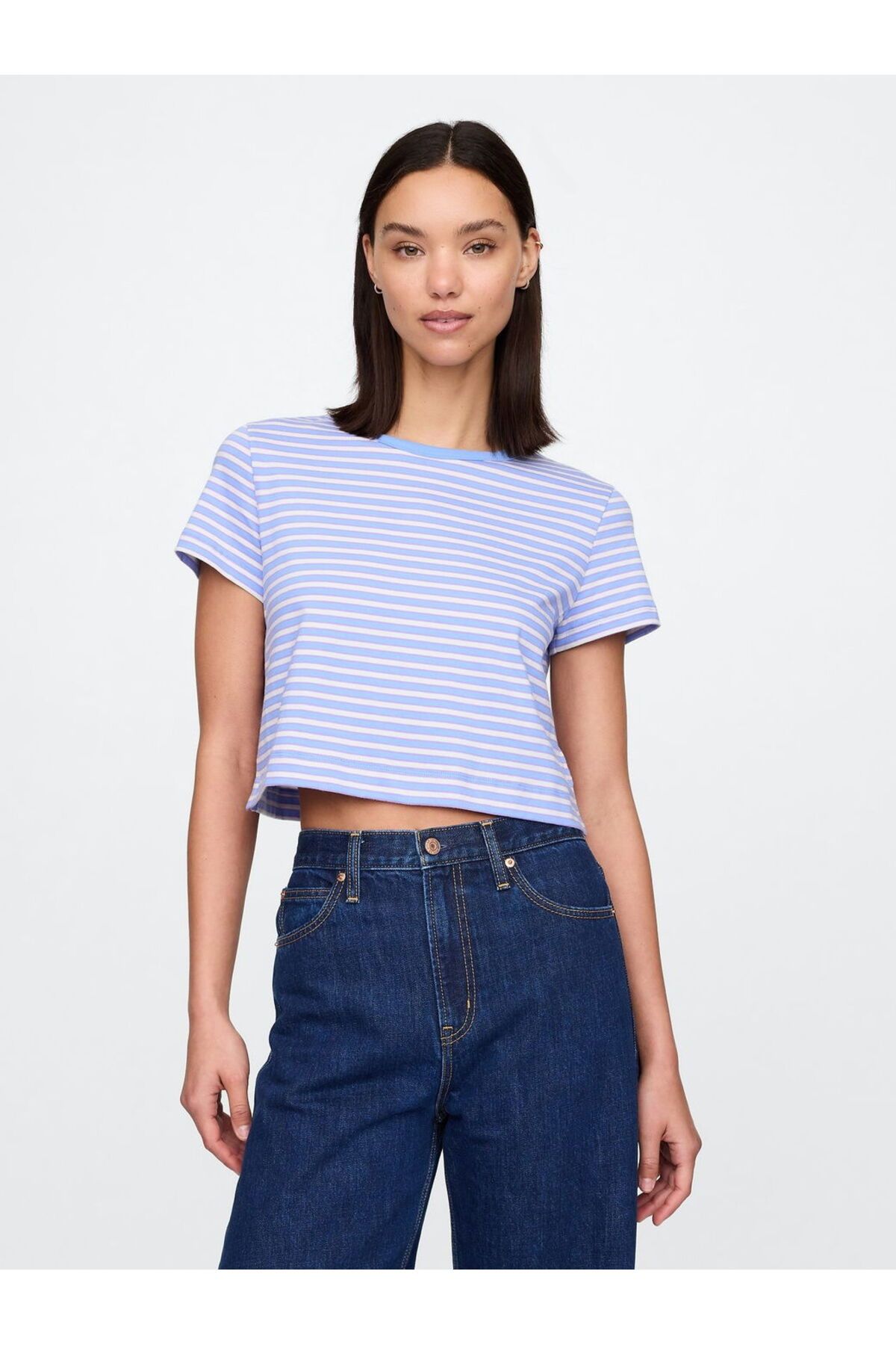 GAP Organic Cotton VintageSoft Cropped T-Shirt