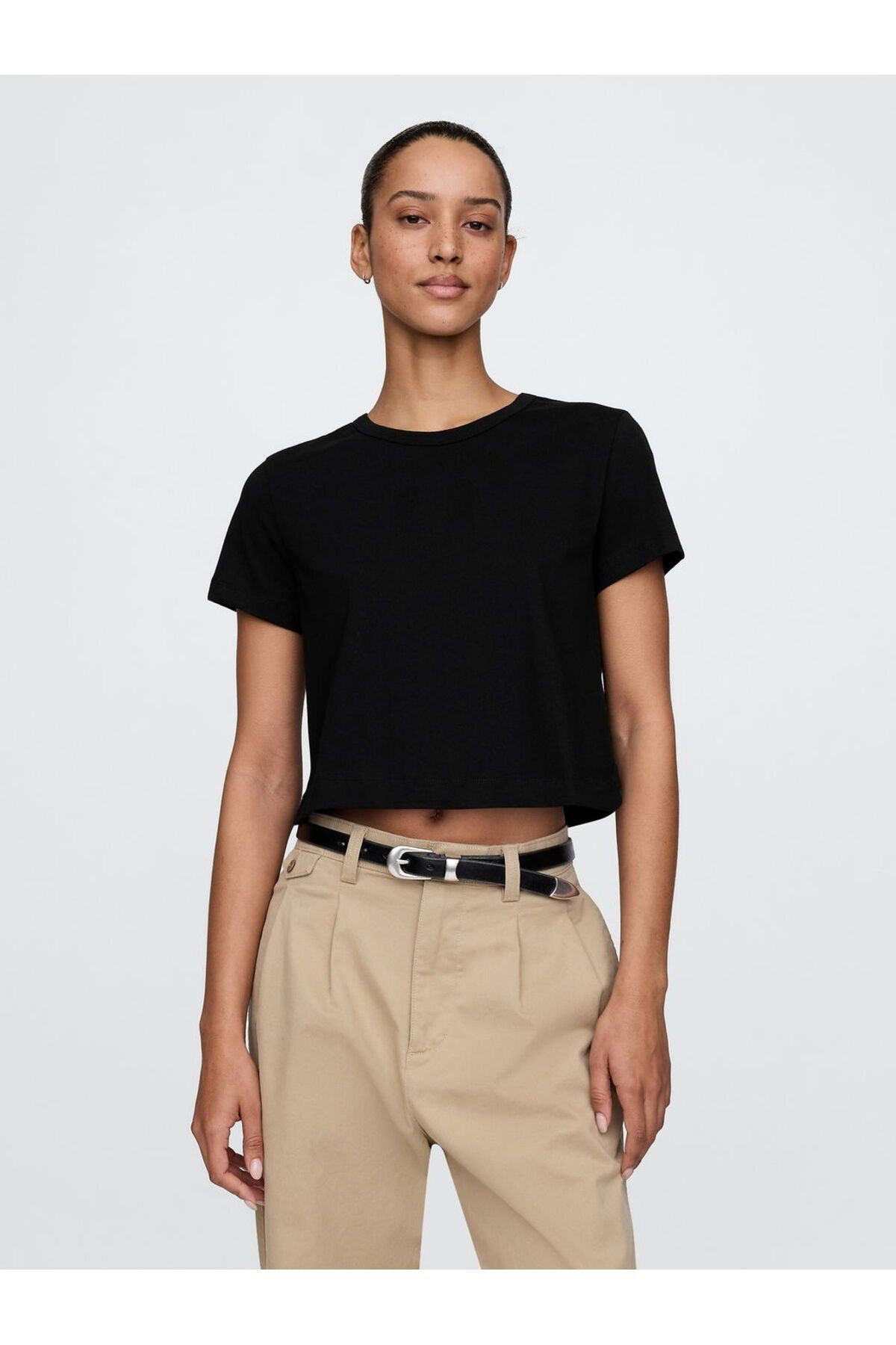 GAP Organic Cotton VintageSoft Cropped T-Shirt