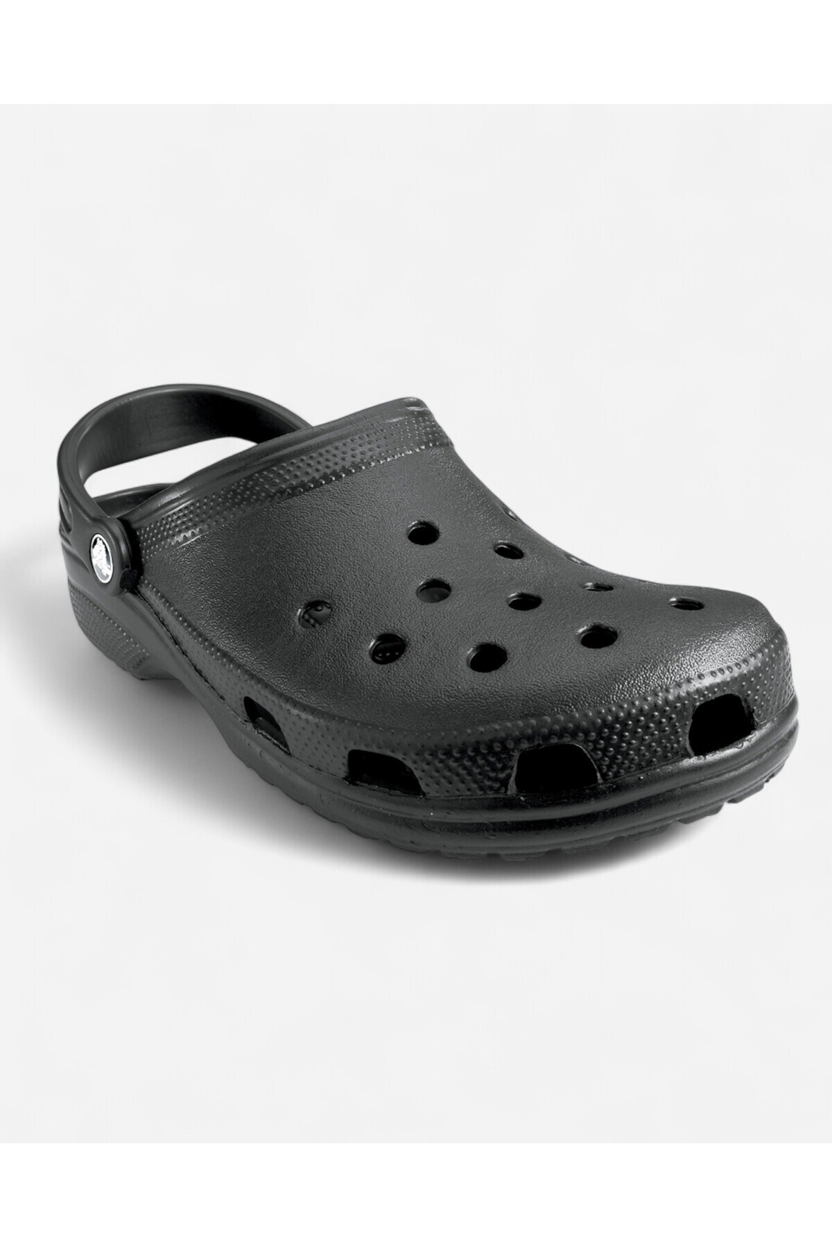Crocs-Papuci negri unisex pentru utilizare zilnică confortabilă cu logo 10001-001 2