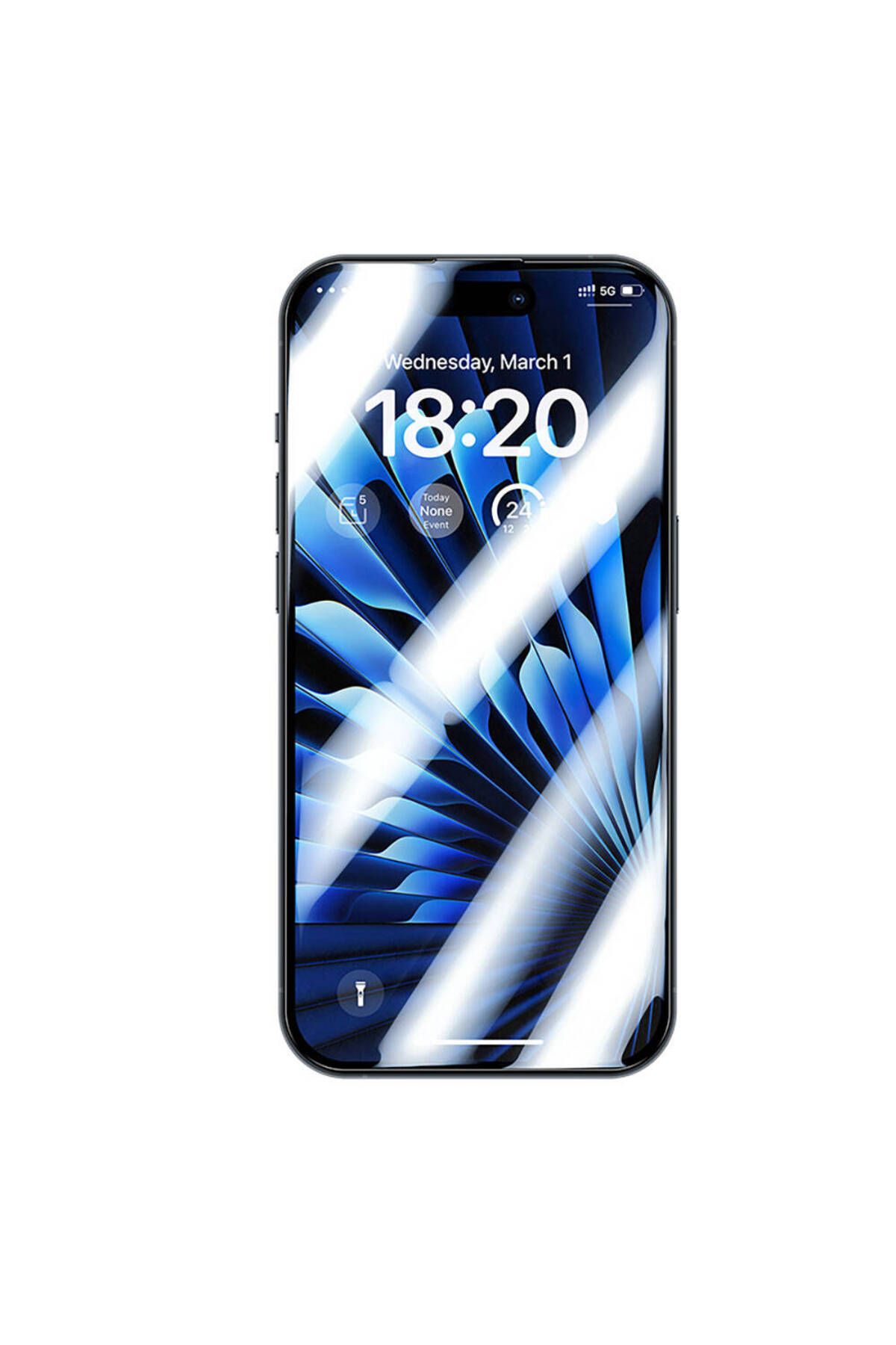 Powerfox iPhone 15 Pro Max Uyumlu Darbelere Karşı Ultra Dayanıklı Premium HD Antistatik Ekran Koruyucu