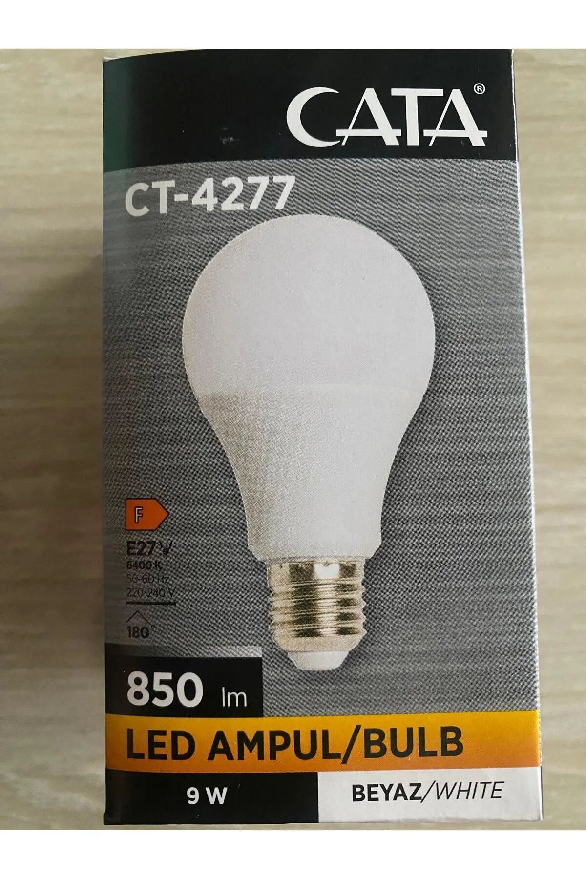 Cata 9W E27 Led Ampul - 3200K Günışığı