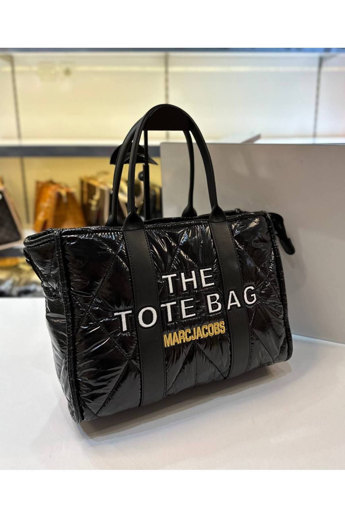ELKA THE TOTE PARLAK OMUZ ÇANTASI