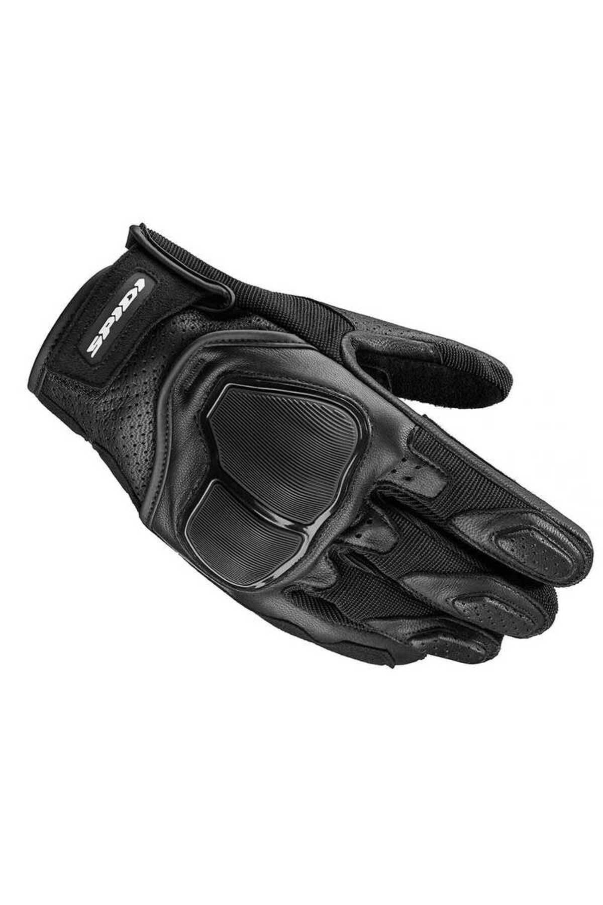 Spidi NKD LEATHER DERİ ELDİVEN SİYAH