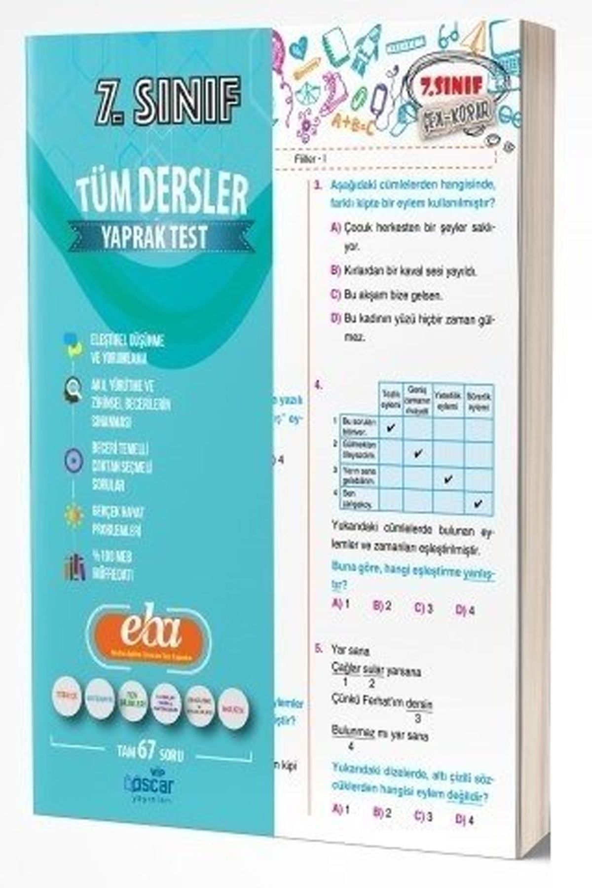 Altınpost Yayınları 7. Sınıf Tüm Dersler Yaprak Test