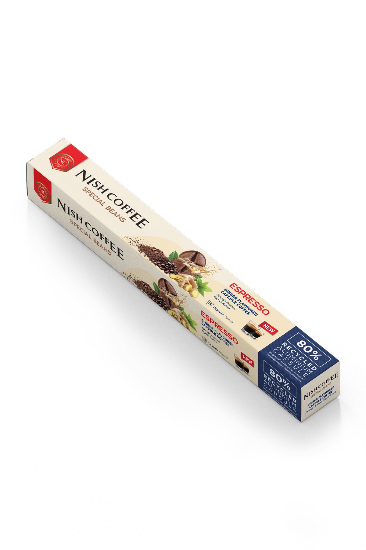 Nish Coffee Zencefil Aromalı Kapsül Kahve - 10 Adet