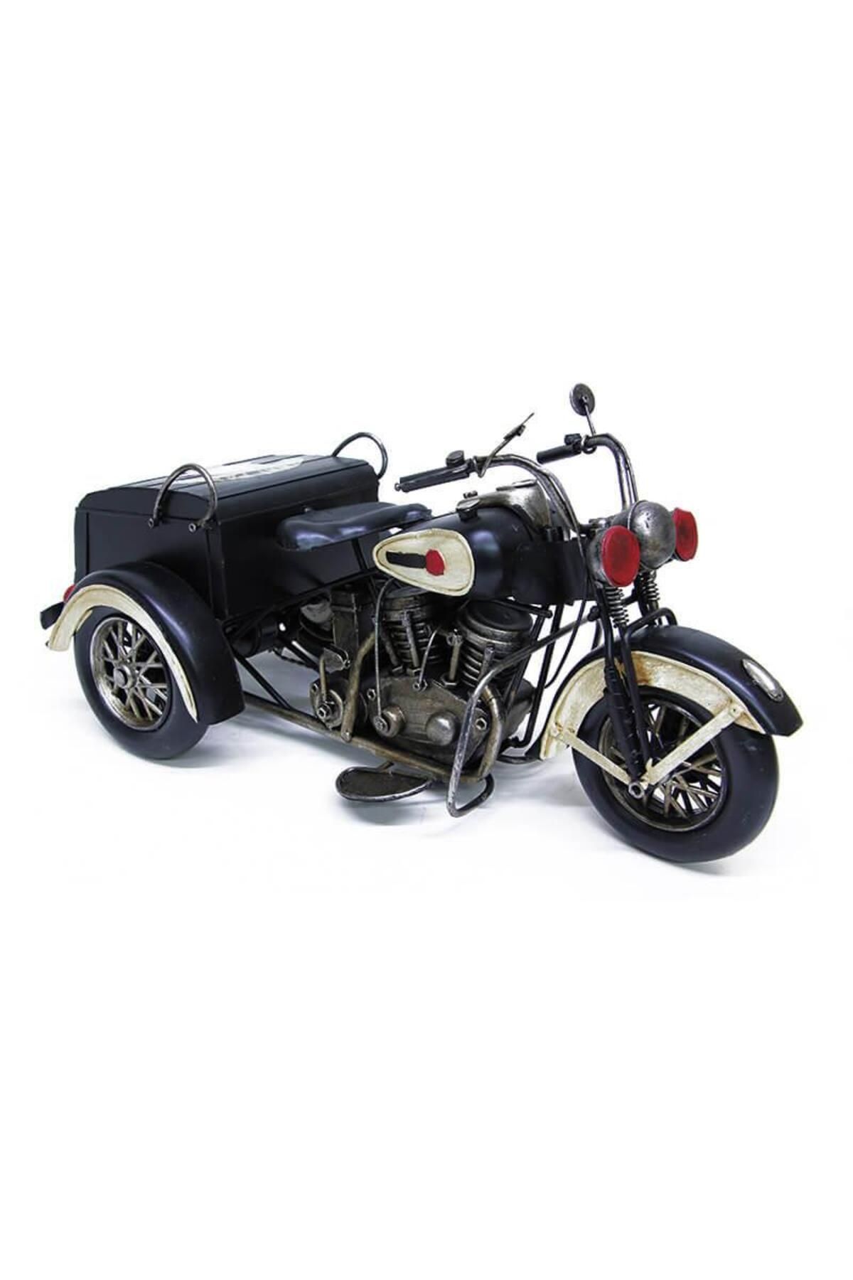 Serero Metal Motorsiklet Biblo Dekoratif Hediyelik