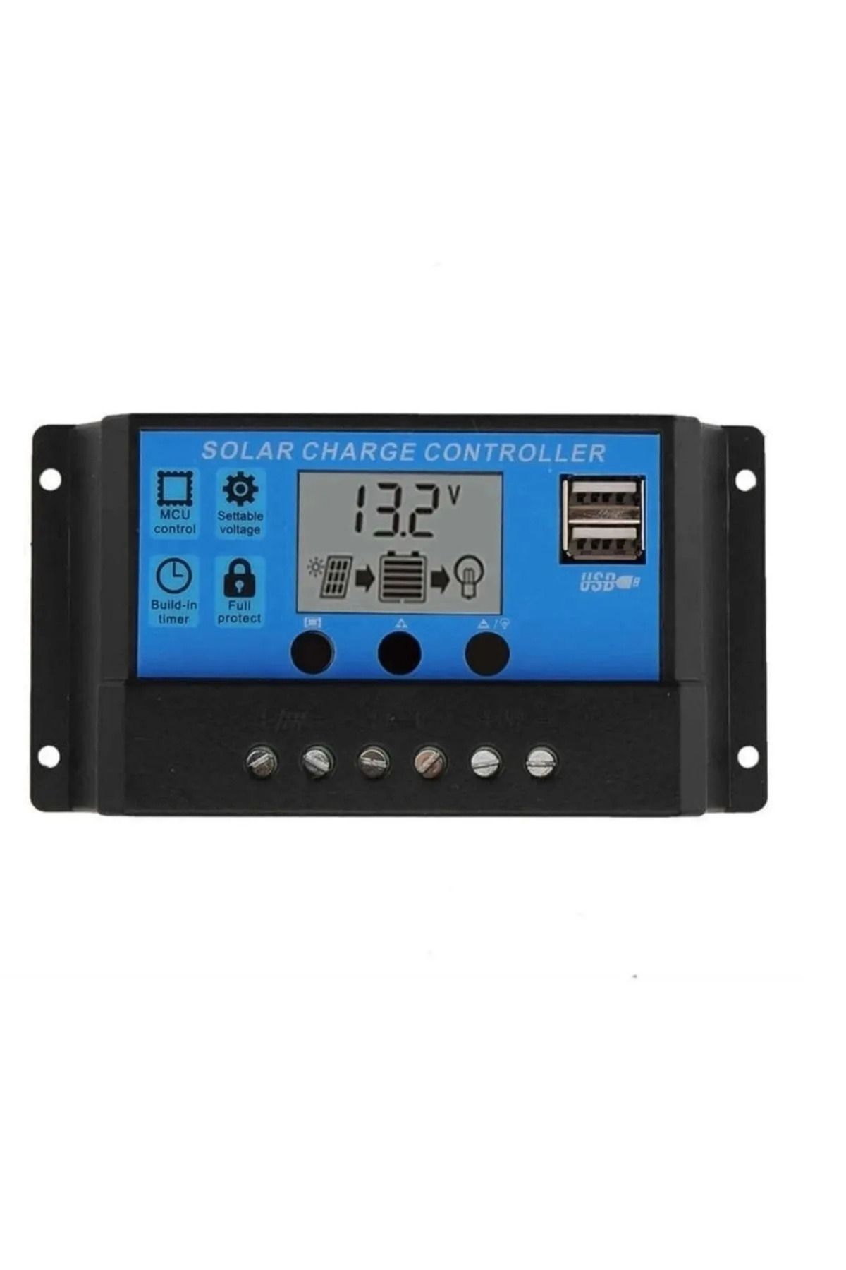 Folveit Orijinal 50a Solar Güneş Paneli Akü Şarj Kontrol Cihazı Pwm 12v-24v