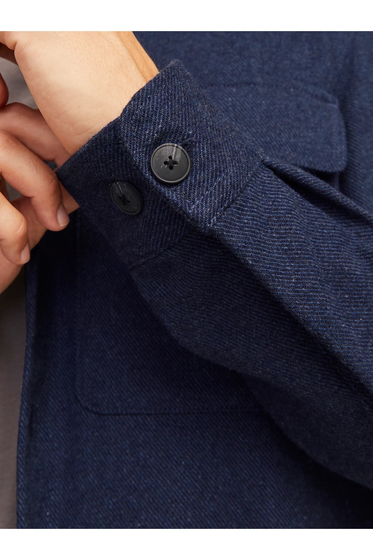 پیراهن مردانه راسته آستین بلند | جک اند جونز Jack & Jones 12263645 - تصویر 4
