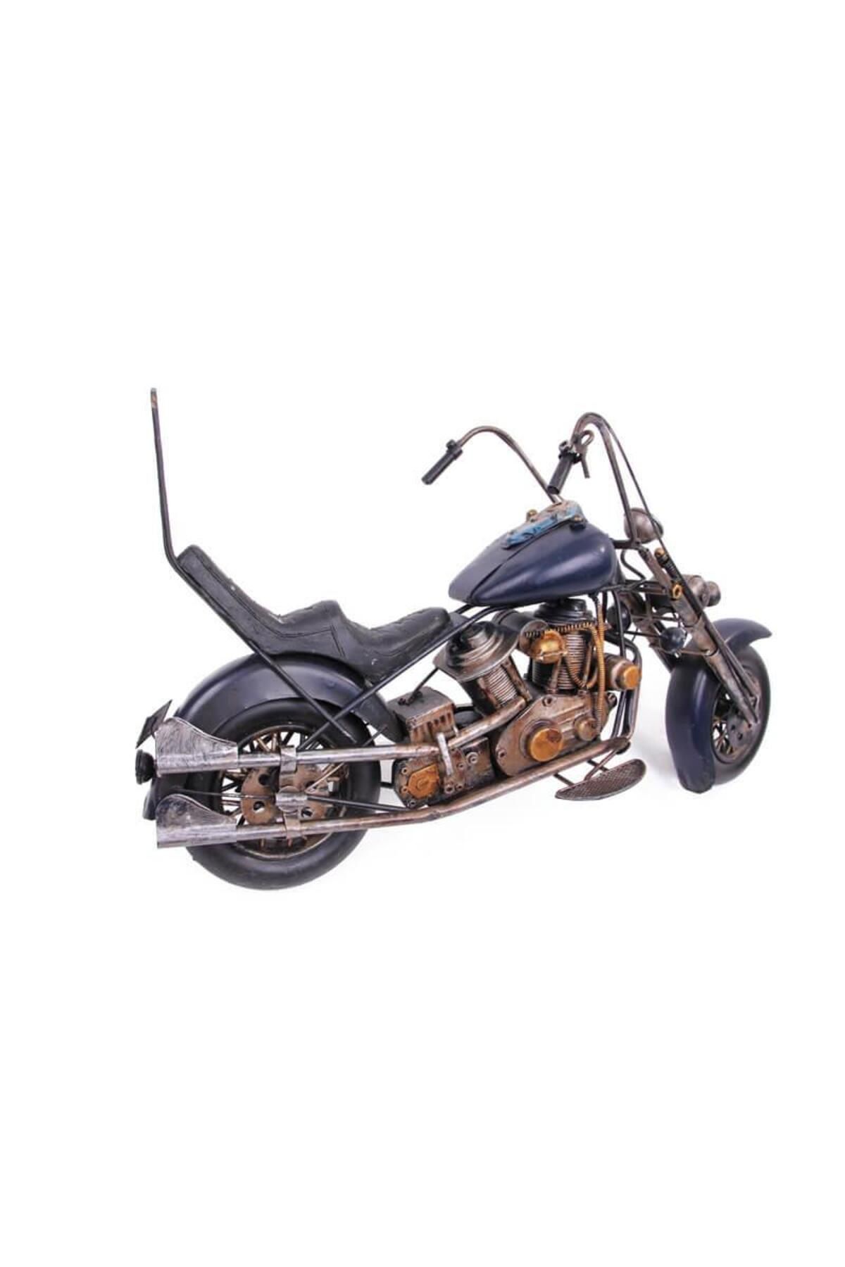 Serero Metal Motosiklet Biblo Dekoratif Hediyelik