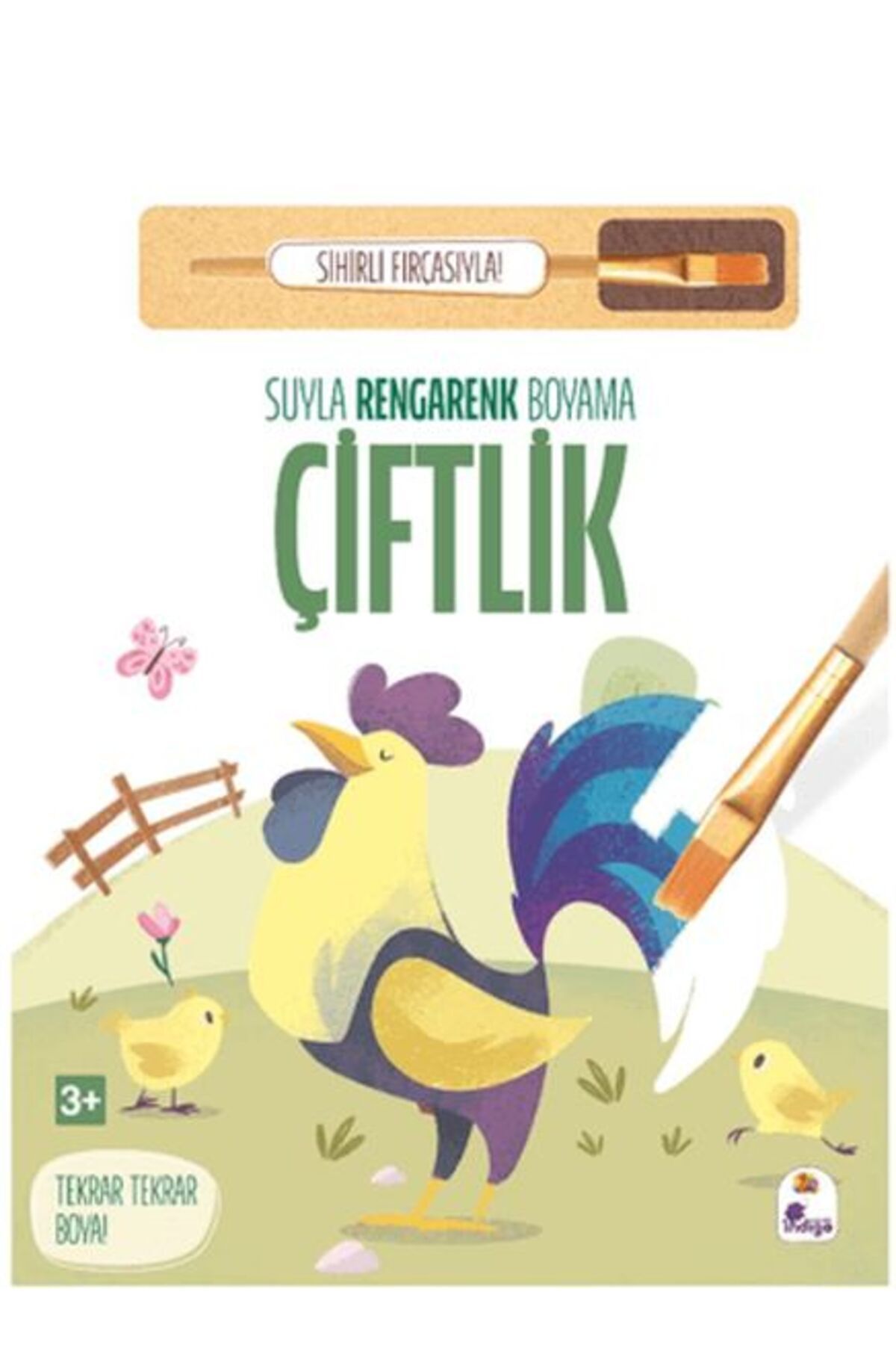 Destek Yayınları Suyla Rengarenk Boyama Çiftlik Sihirli Fırçasıyla