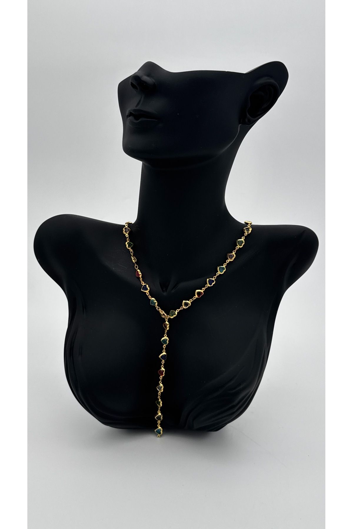 ELİOSA Çok Renkli Gold (stainless stell) Y Çelik Kolye