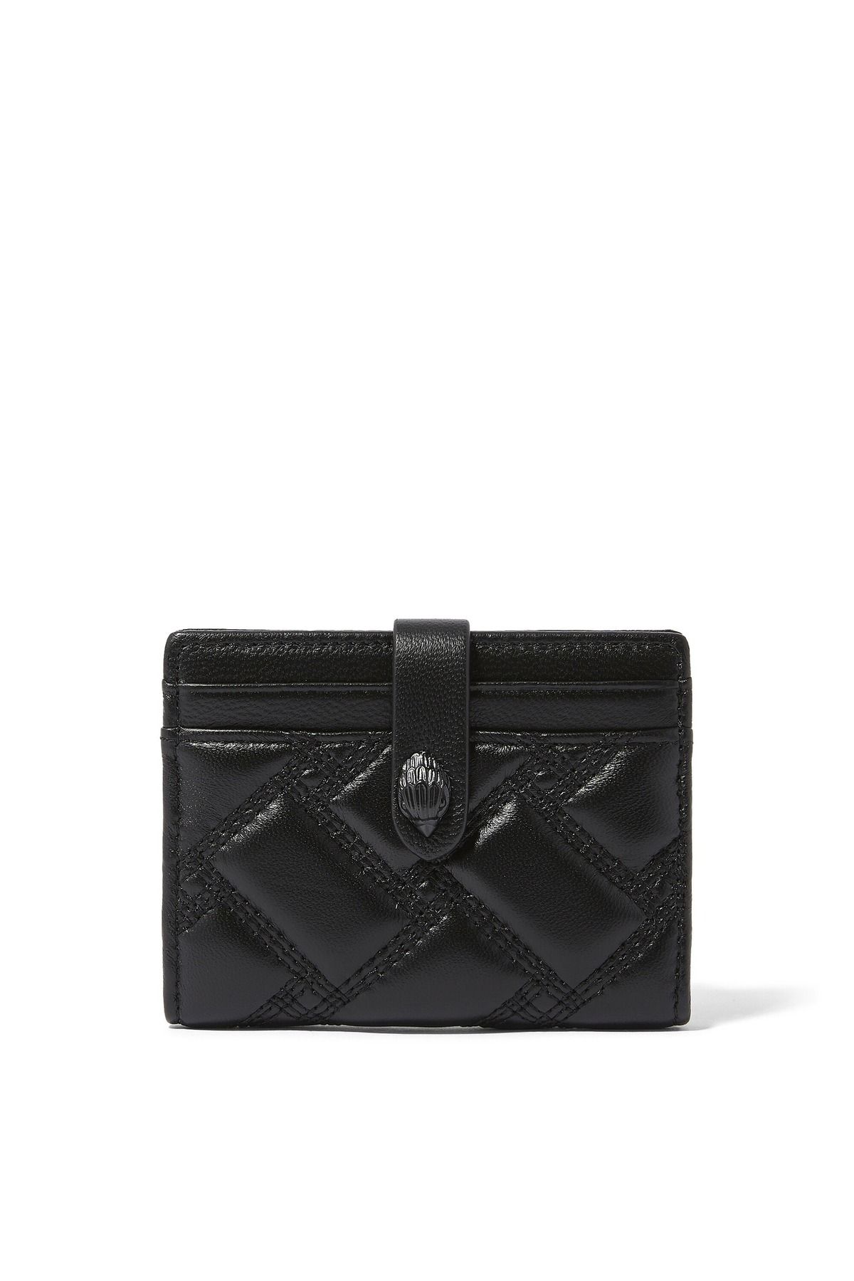 Kurt Geiger Kensington Card Holder, Patent Deri ve Kartal Motifli Kartlık
