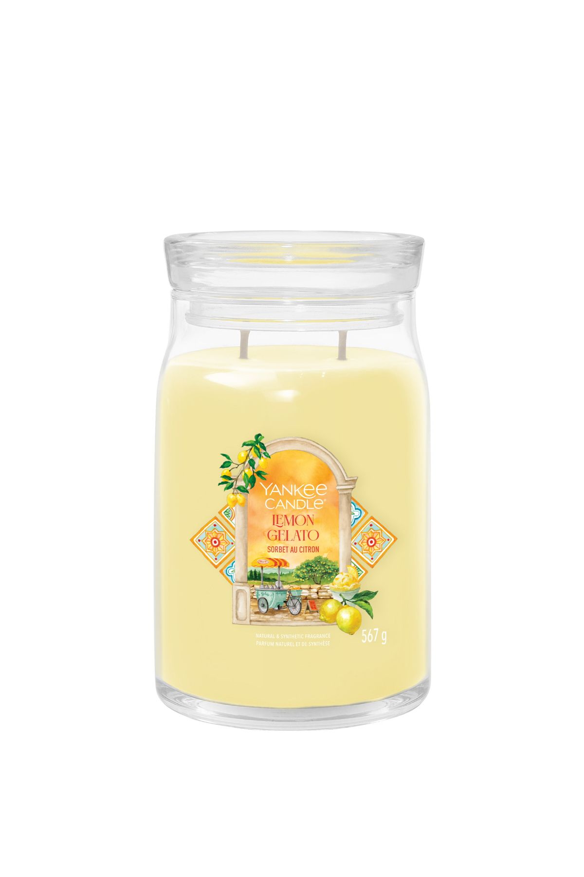Yankee Candle Lemon Gelato Signature Büyük Mum