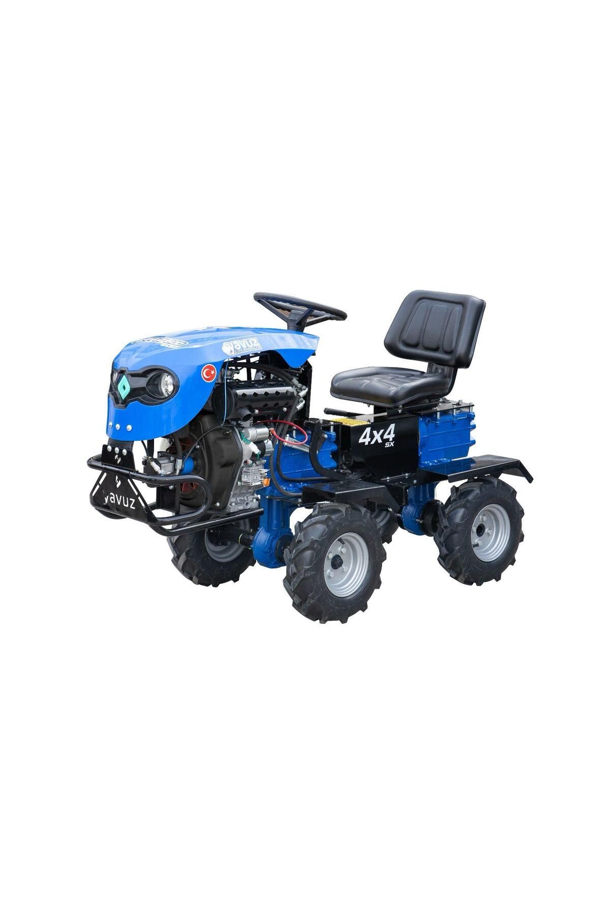 Yavuz Y600SX 186FE 10 Hp Dizel Marşlı 4x4 Mini Traktör