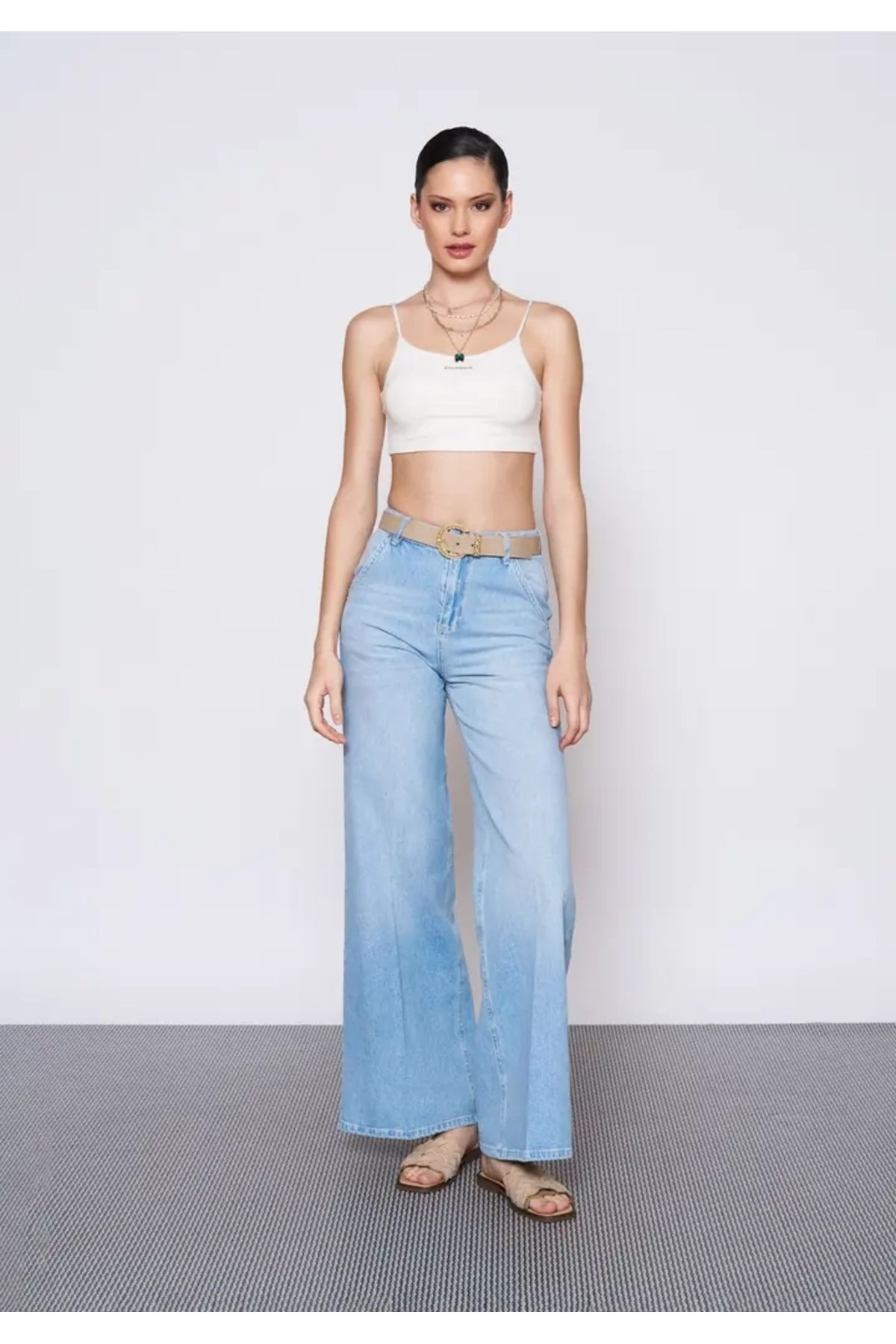 EUROFASHION Buz Mavi Lisa Jean