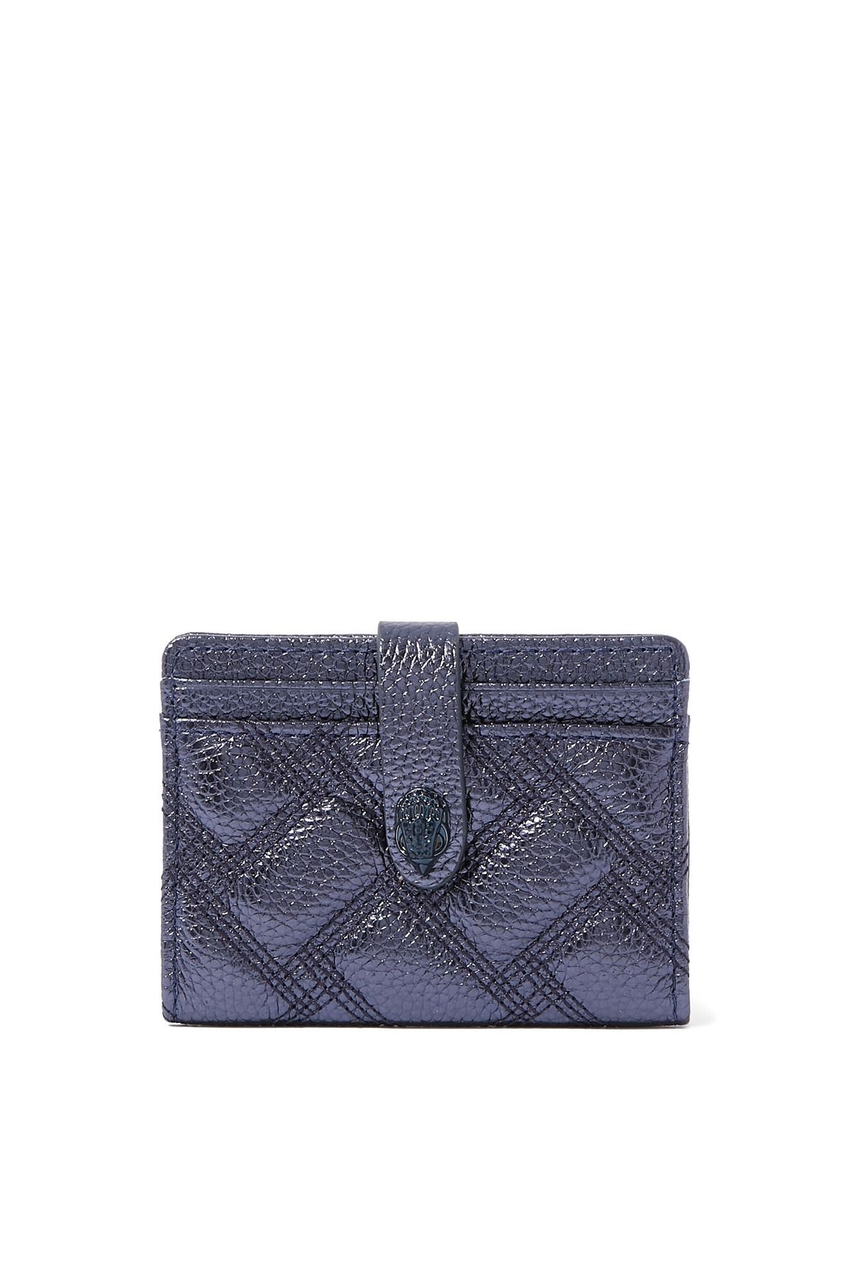 Kurt Geiger Kensington Card Holder, Patent Deri ve Kartal Motifli Kartlık