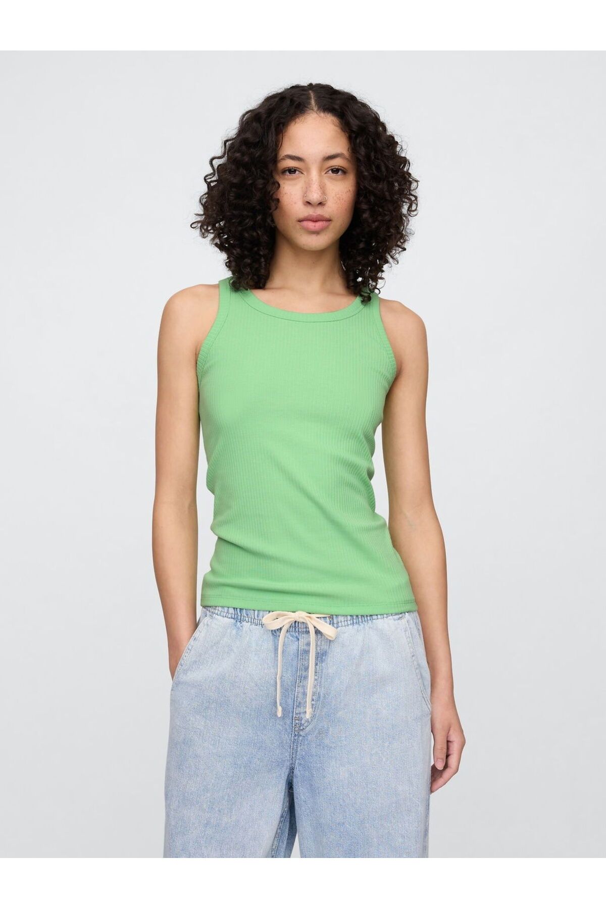 GAP Rib Scoop Tank Top