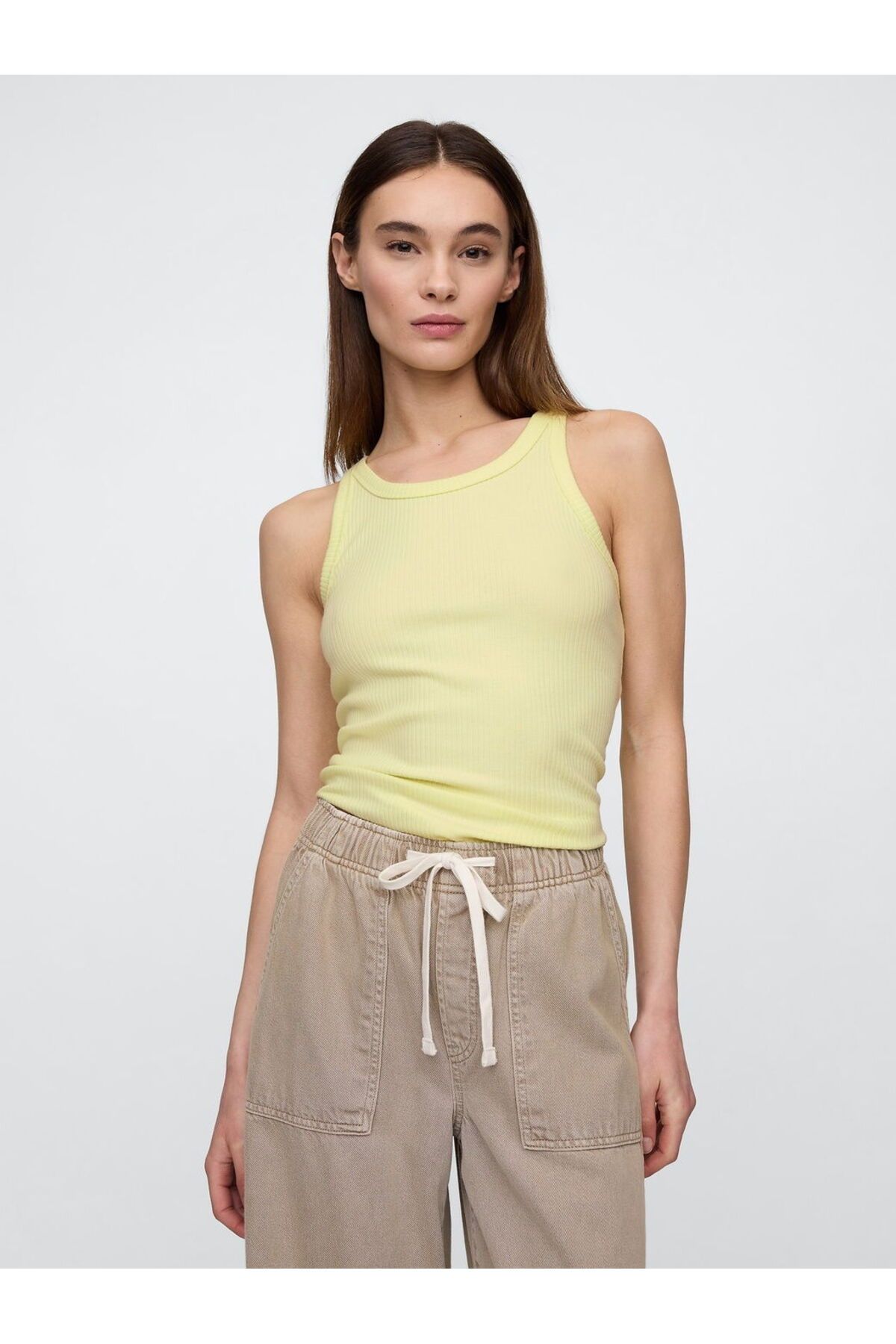 GAP Rib Scoop Tank Top