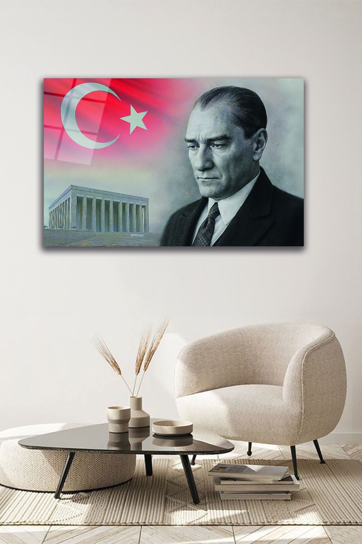 Royal Art Exclusive Atatürk Cam Tablo