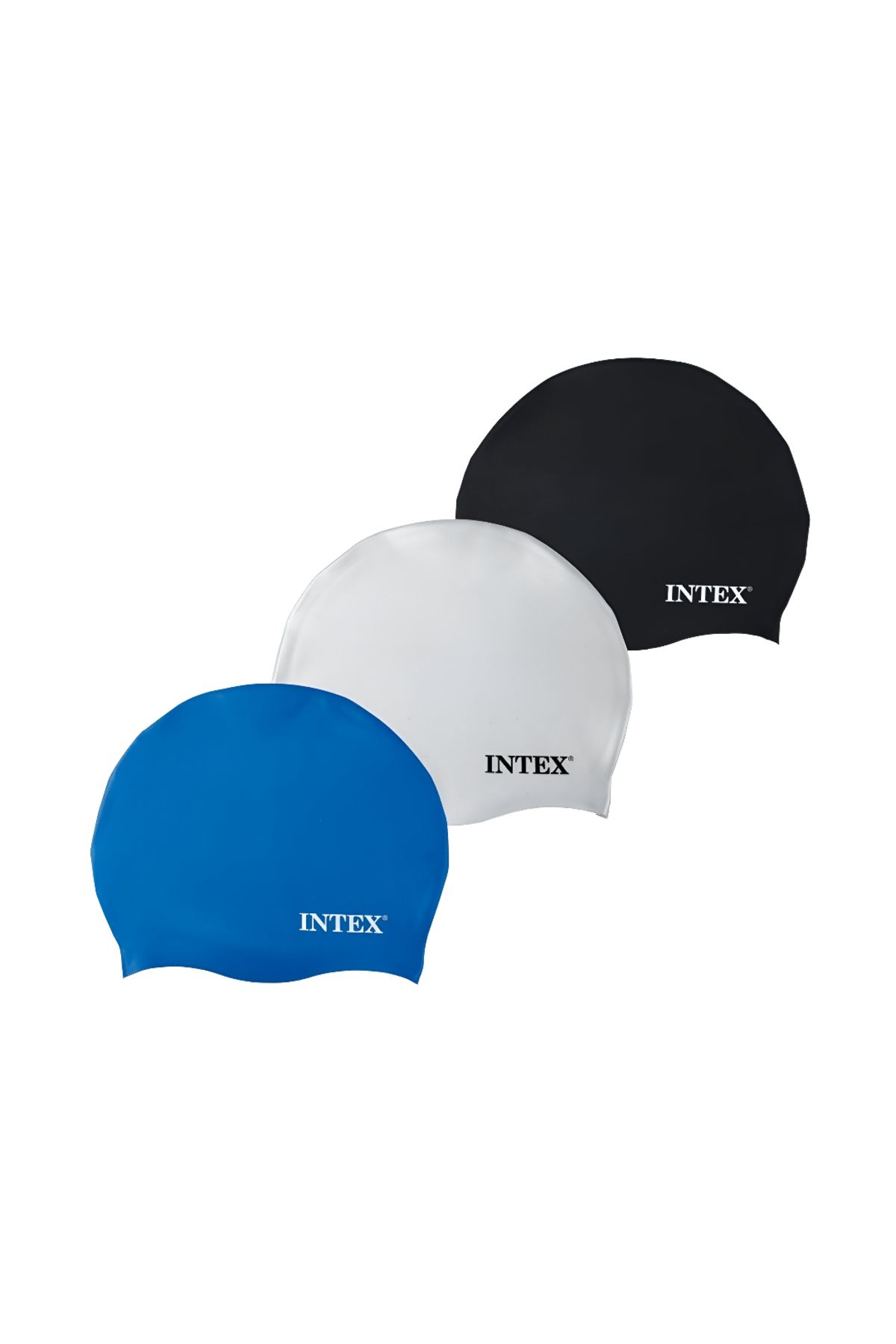 Intex-Silicon Swim Cap Soft Comfortable fit in Choice of Three Colours 2