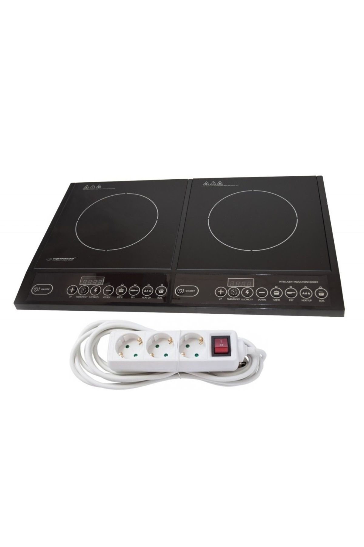 ESPERANZA-Electric induction hob set, 2 burners, 8-level temperature control and 4 cooking functions 1