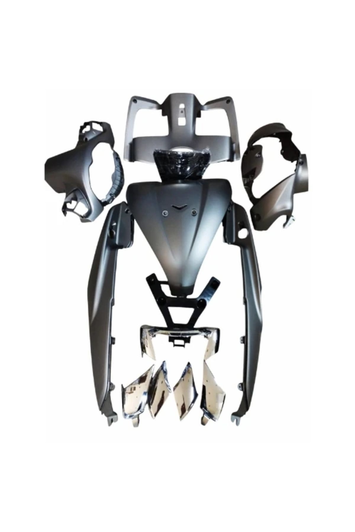 TÜRKMOPET Türkmopet TVS Jupiter 125 Kaporta Seti Gri 13 Parça