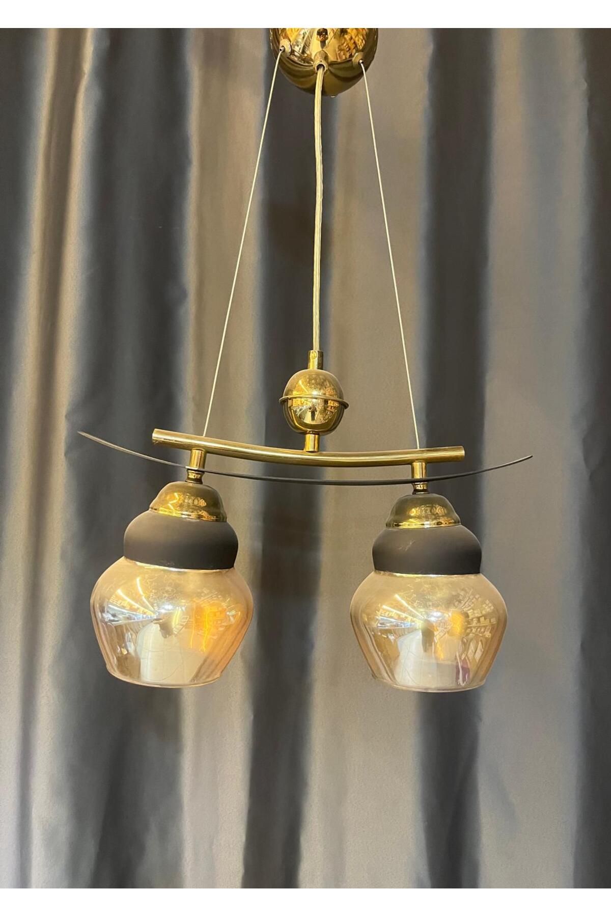 Şaşmaz Elektro Market SARKIT GOLD 2LİCAMLI AVİZE