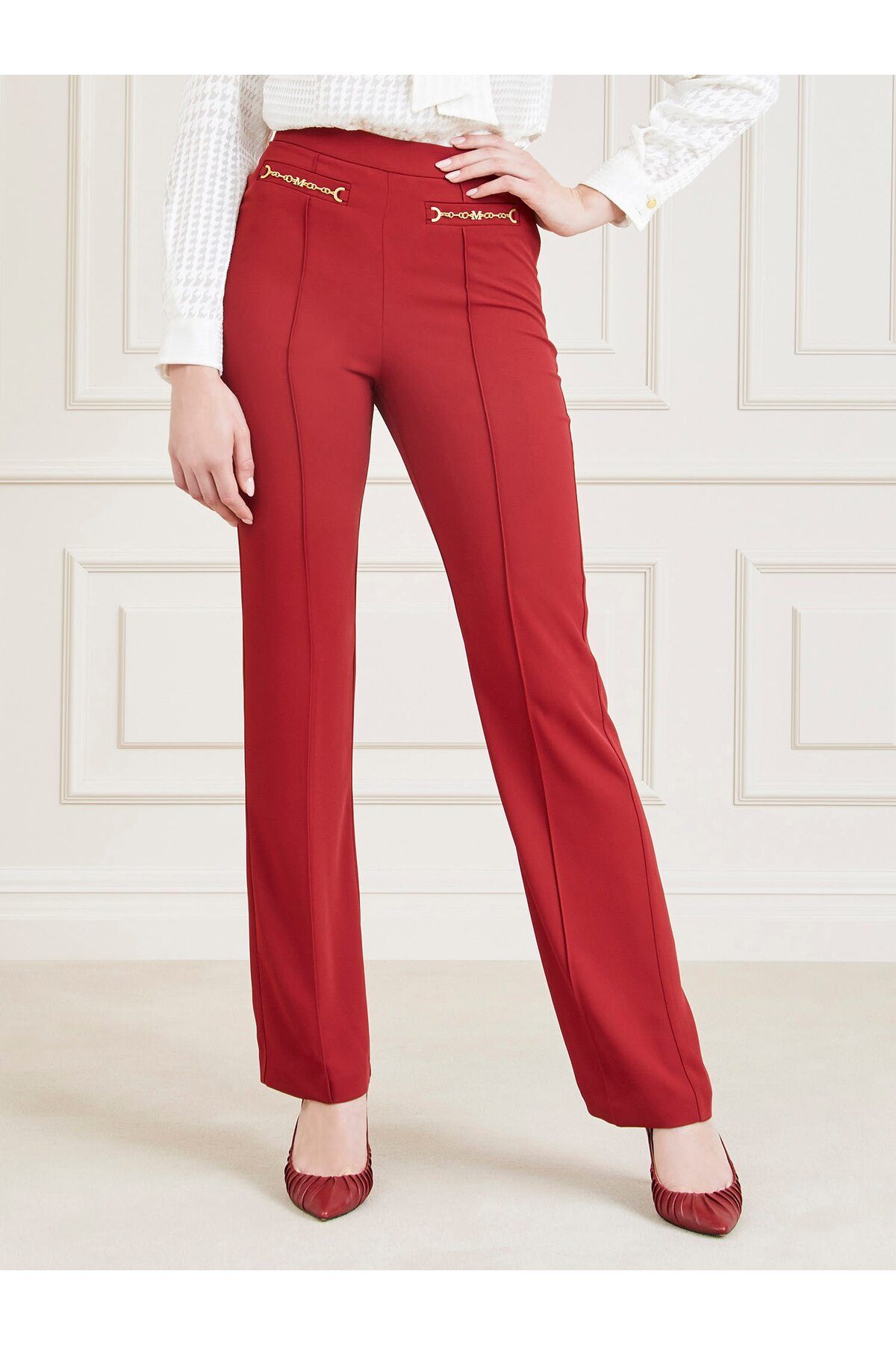 Guess Lillibeth Kadın Slim Fit Pantolon