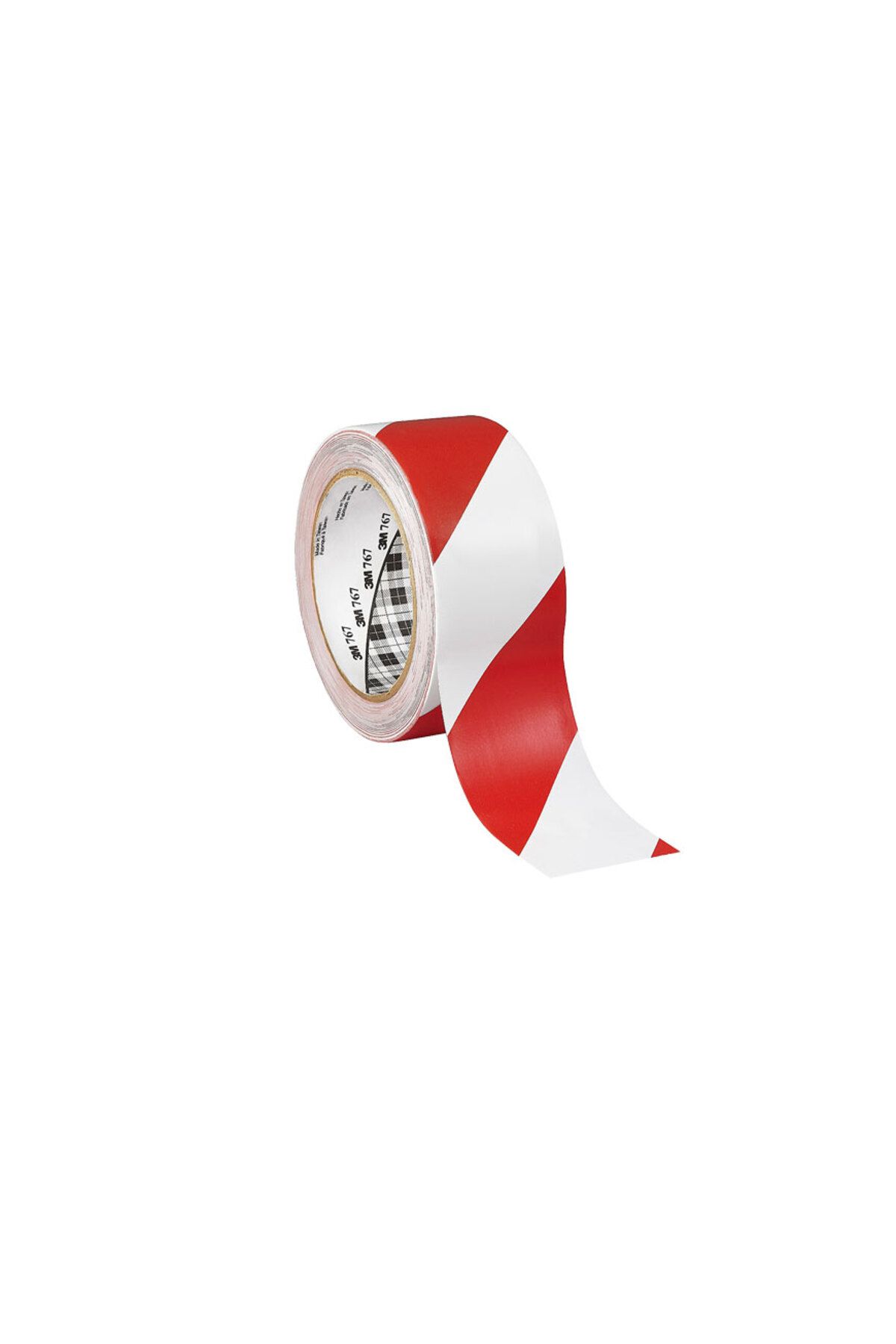 3M Yer İşaretleme Bandı Kırmızı-Beyaz 767 50mmx33mt