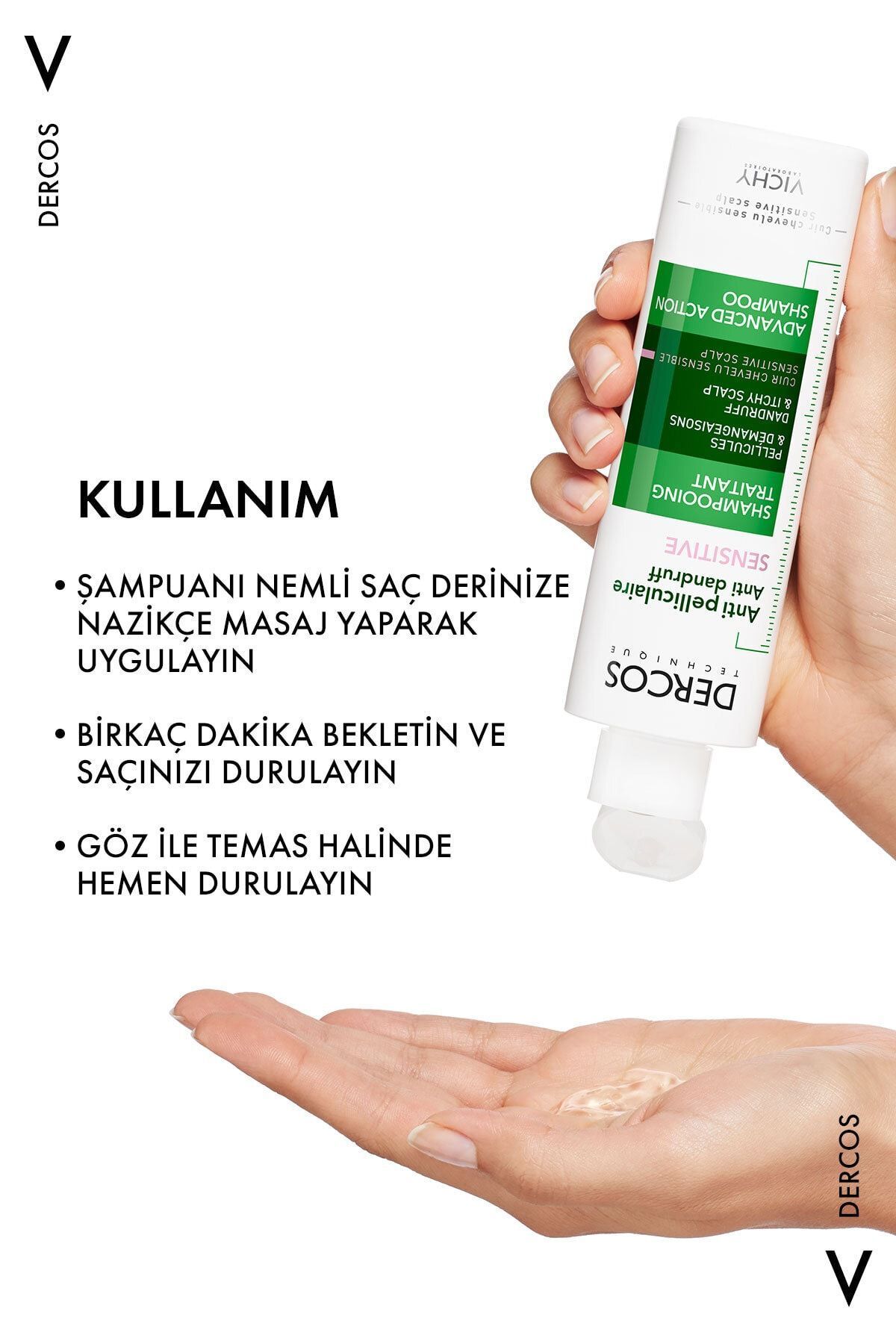 Seddar Collection-Dercos Anti-Pelliculaire Shampoo Sensitive and Itchy Scalp 200 ml 2 Pcs 7