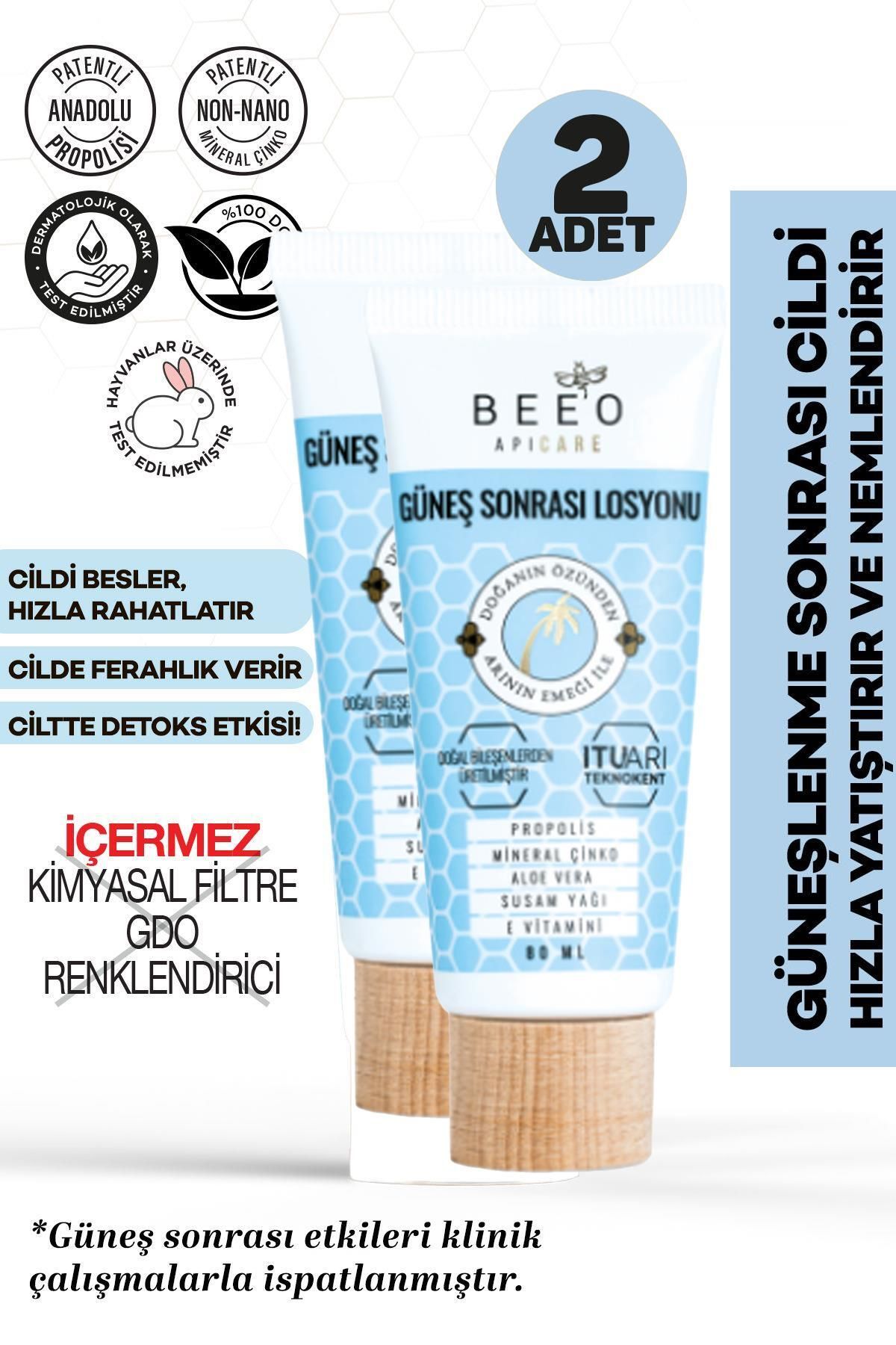 Seddar Collection Bee'o Up Apicare Güneş Sonrası Losyonu 80 ml 2 Adet