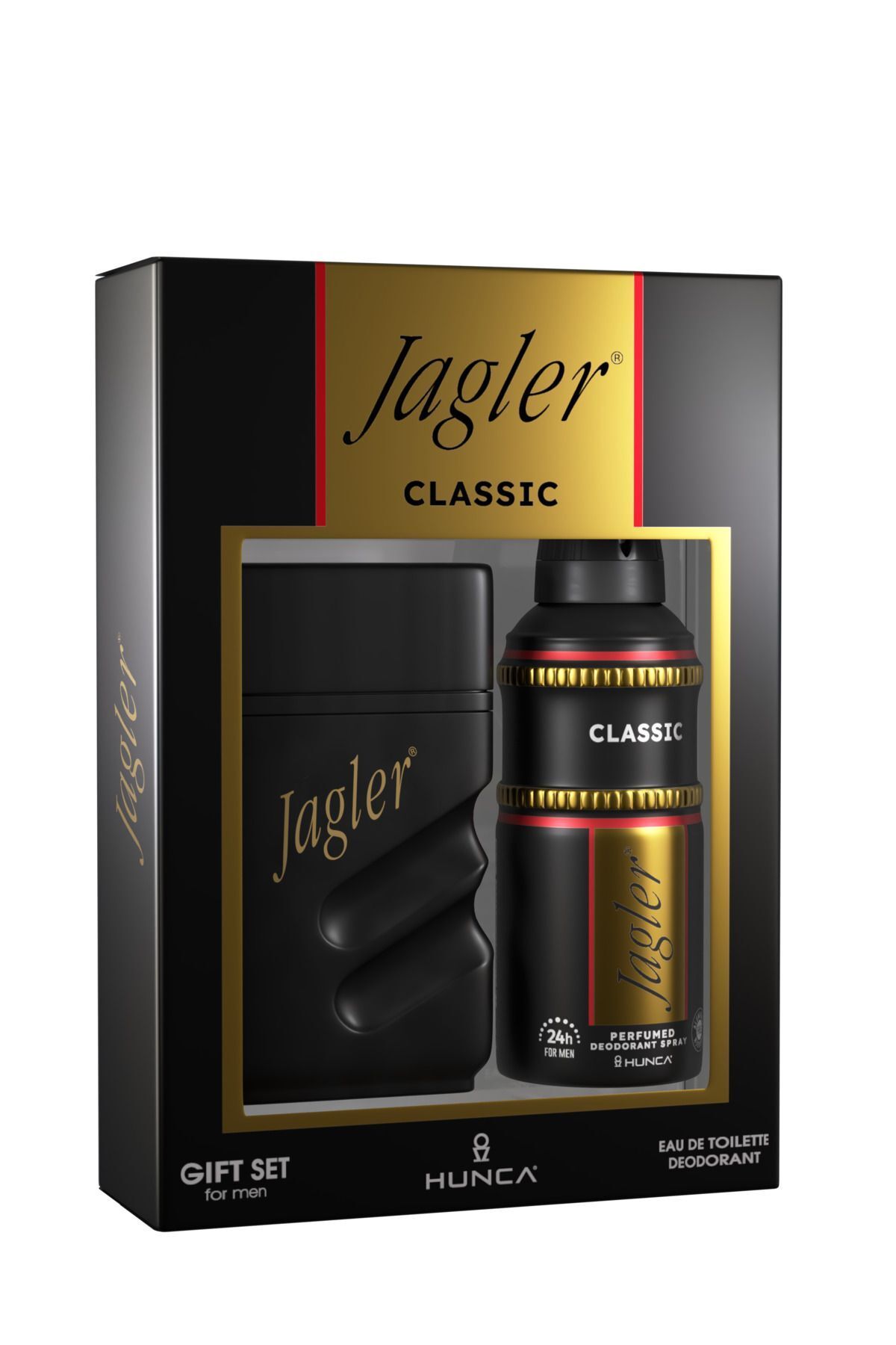 Jagler Classic EDT 90 ml + Classic Deodorant 150 ml Erkek Kofre