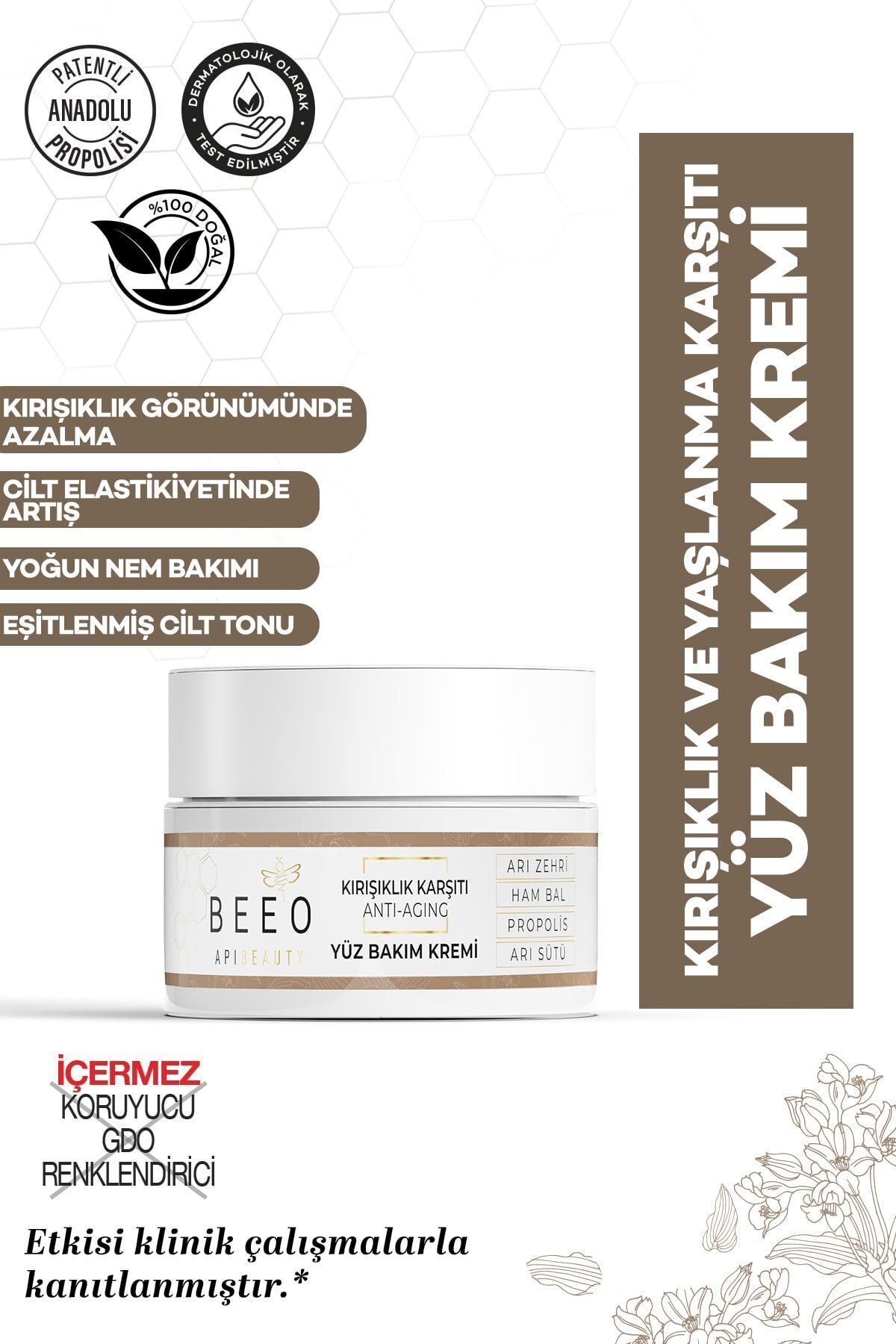 Seddar Collection Bee'O Up Apibeauty Yüz Bakım Kremi 50 ml
