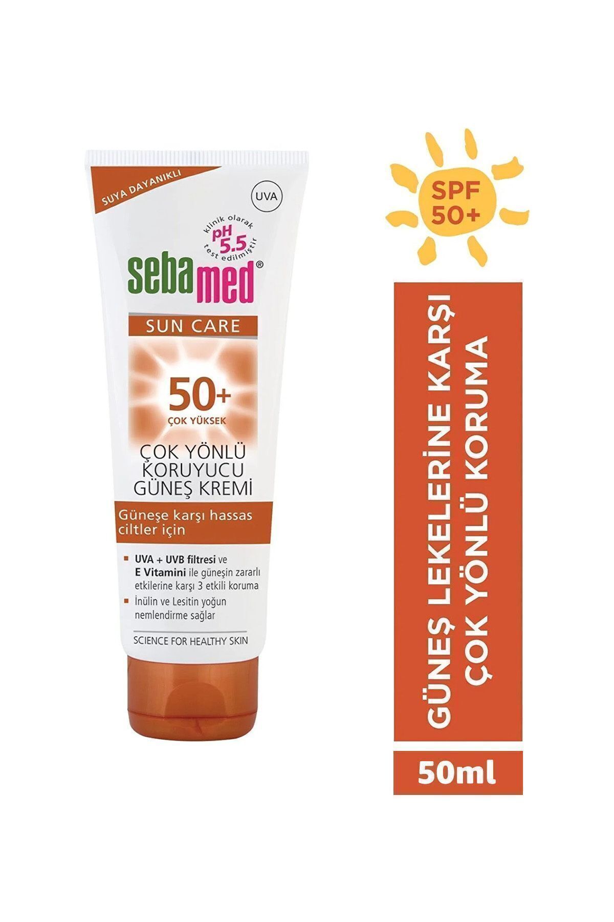 Seddar Collection Sun Care Çok Yönlü Güneş Kremi SPF50 50 ml