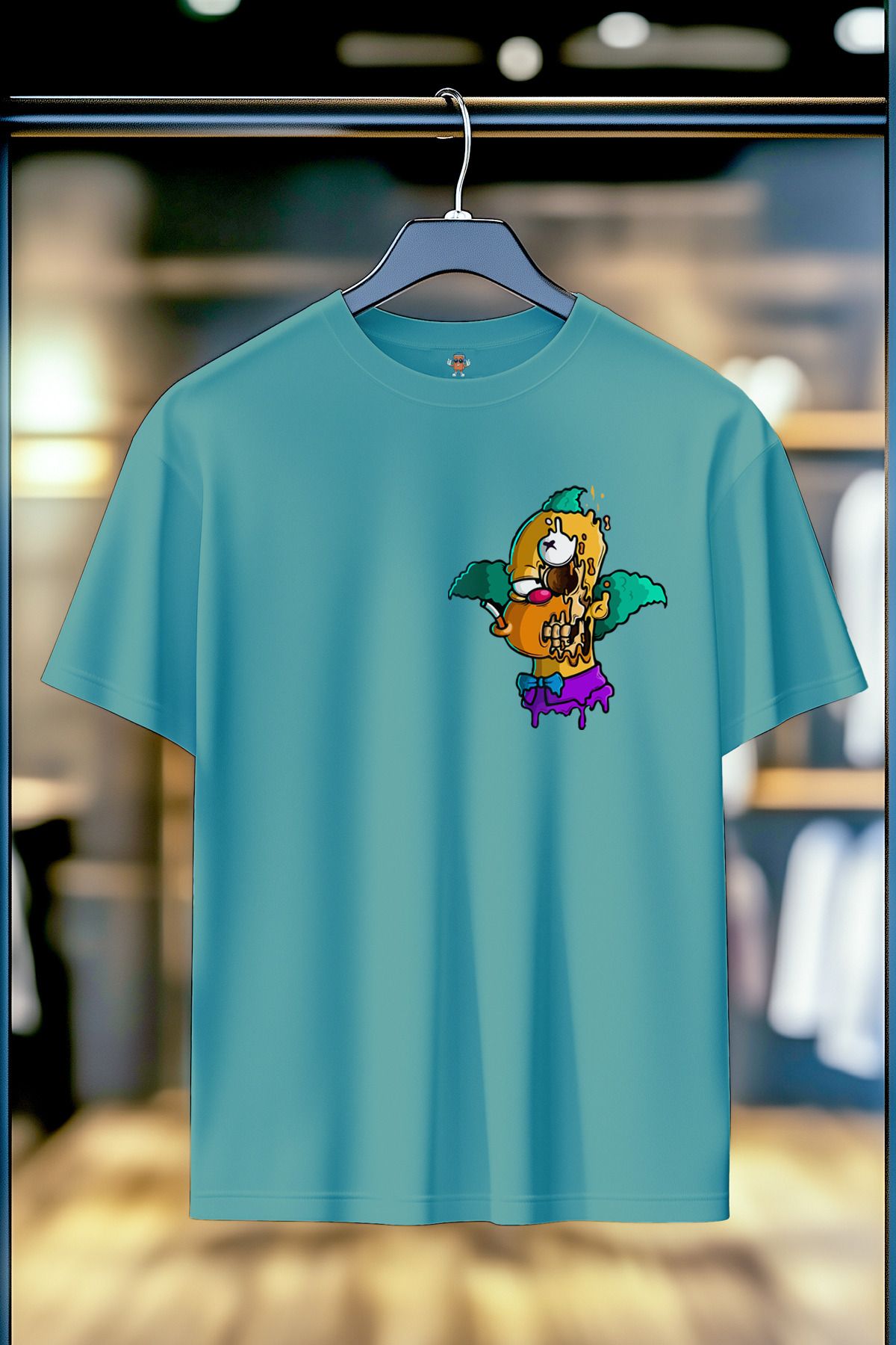 BookOrBook Rotten Circus %100 Pamuk Premium Kalite Sırt Baskılı T-Shirt