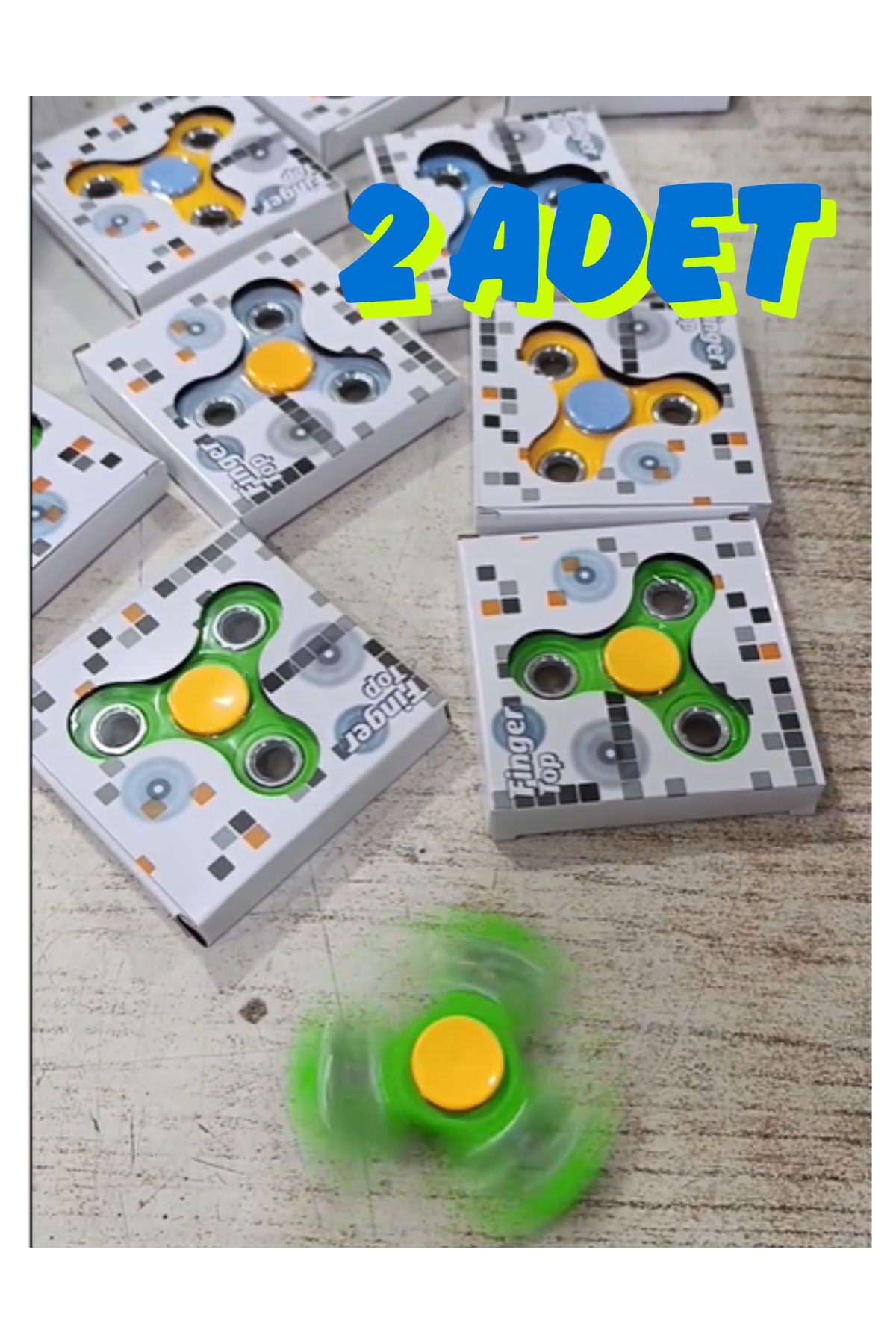 LRS STORE 2 Adet Rulmanlı Stres Çarkı İthal Uzun Süre Dönen Hand Spinner Finger Spinner