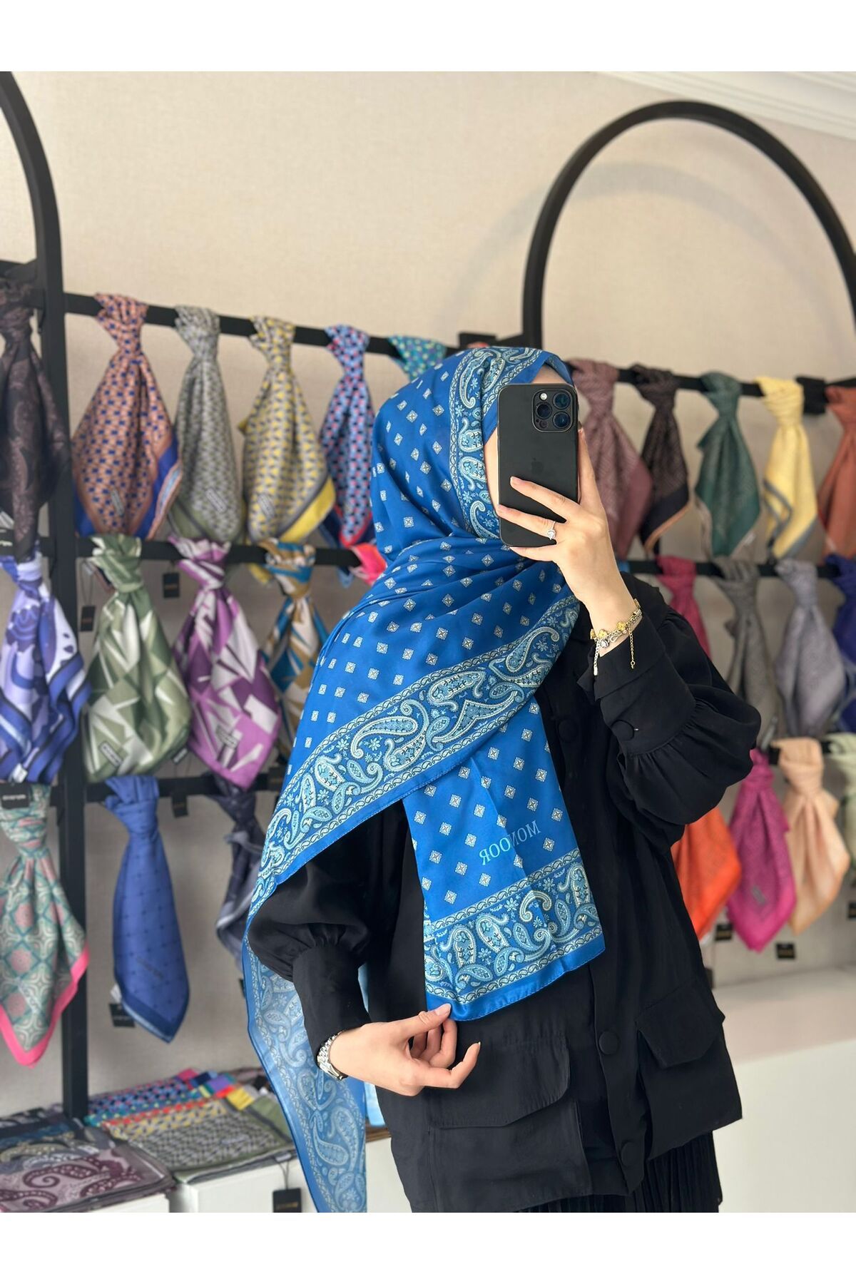 MONOOR ETNİK DESEN SOFT ŞAL