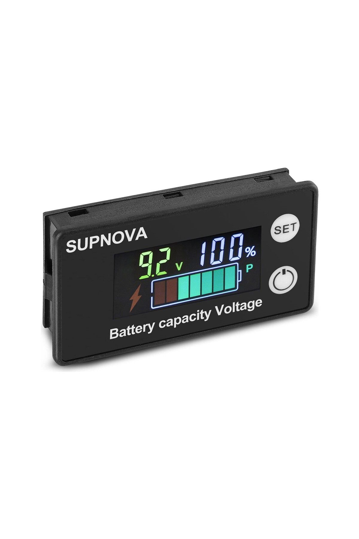 elektrogun Pil Kapasite Göstergesi Dc 8V-100V Kurşun Asit Lityum Voltmetre Gerilim Ölçer (12V-24V-48V-72V)
