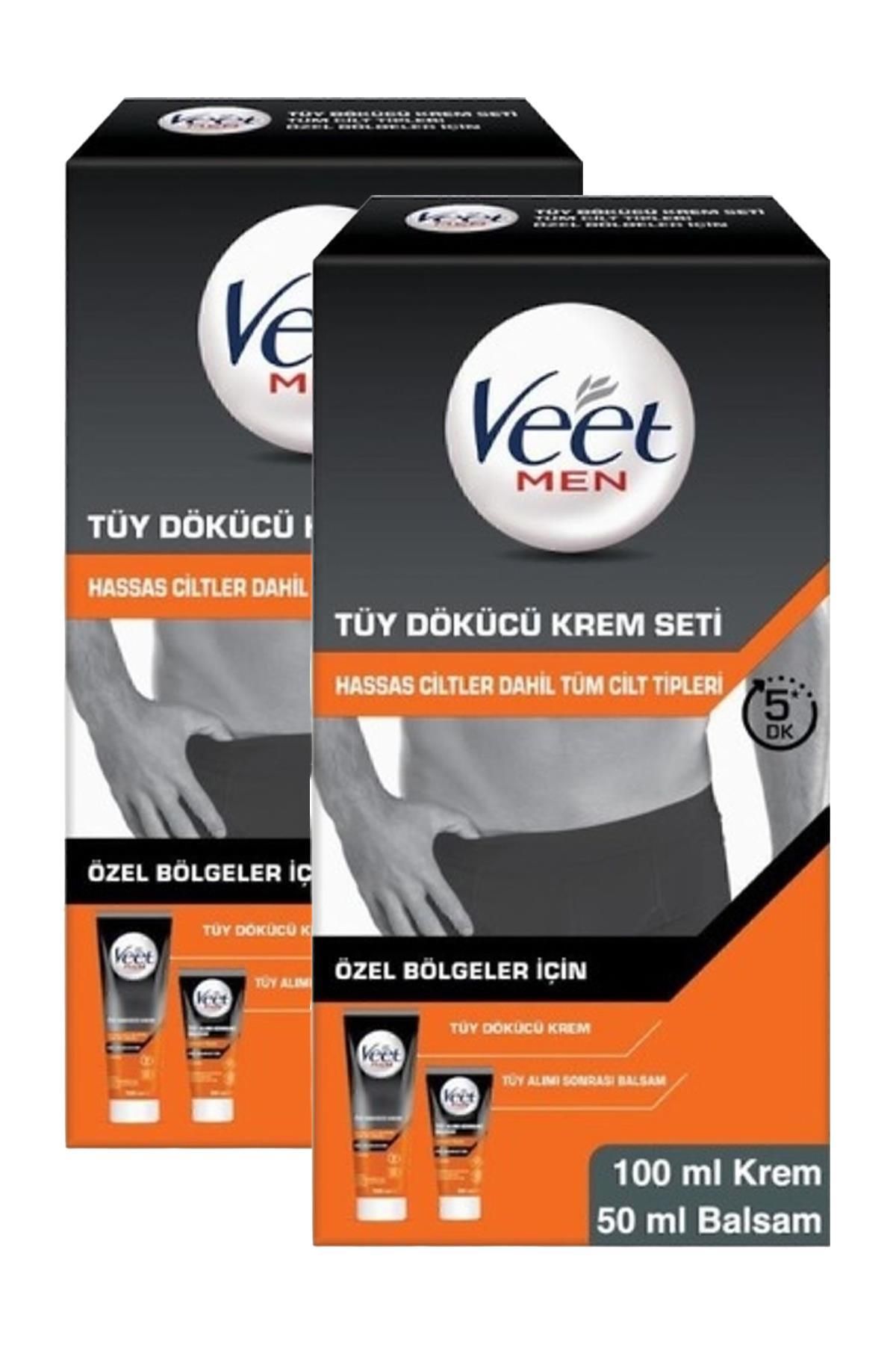 Seddar Collection Veet Men Tüy Dökücü Krem Seti 100 ml + 50 ml 2 Adet