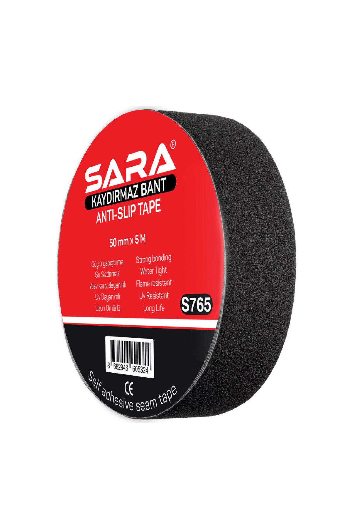 SARA S765 SİYAH KAYDIRMAZ BANT